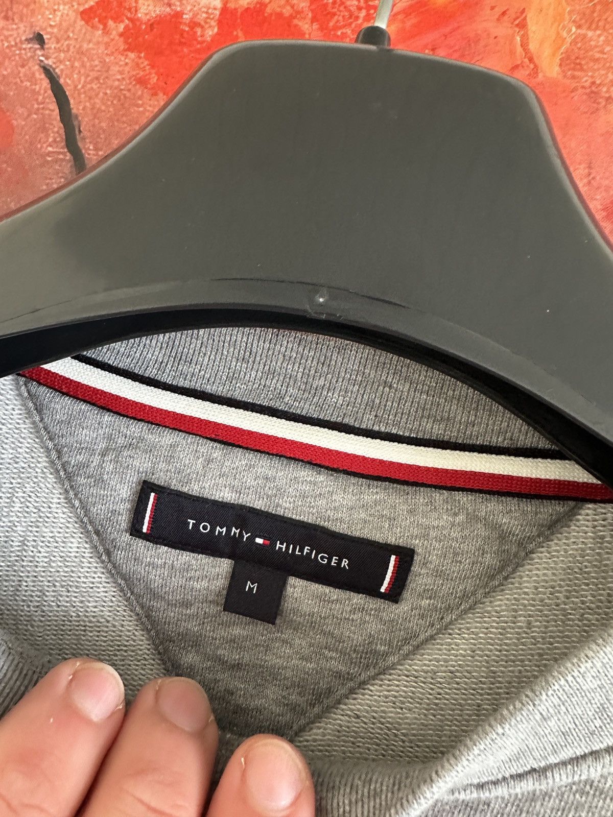 Tommy Hilfiger Tommy Hilfiger Gray Cotton Sweatshirt Size M Size US M / EU 48-50 / 2 - 5 Thumbnail