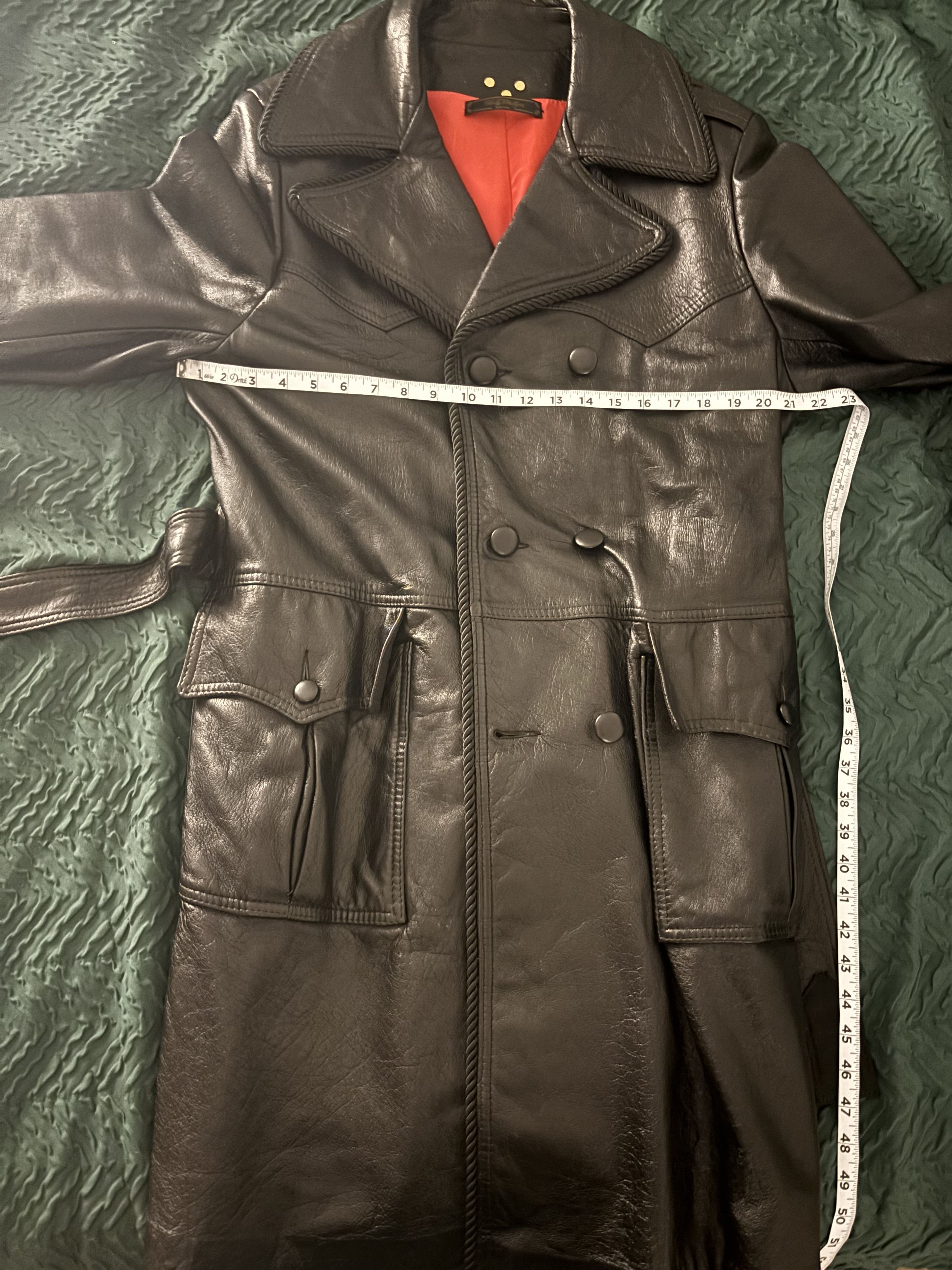Kody Phillips Leather Trench Coat Size US M / EU 48-50 / 2 - 13 Thumbnail
