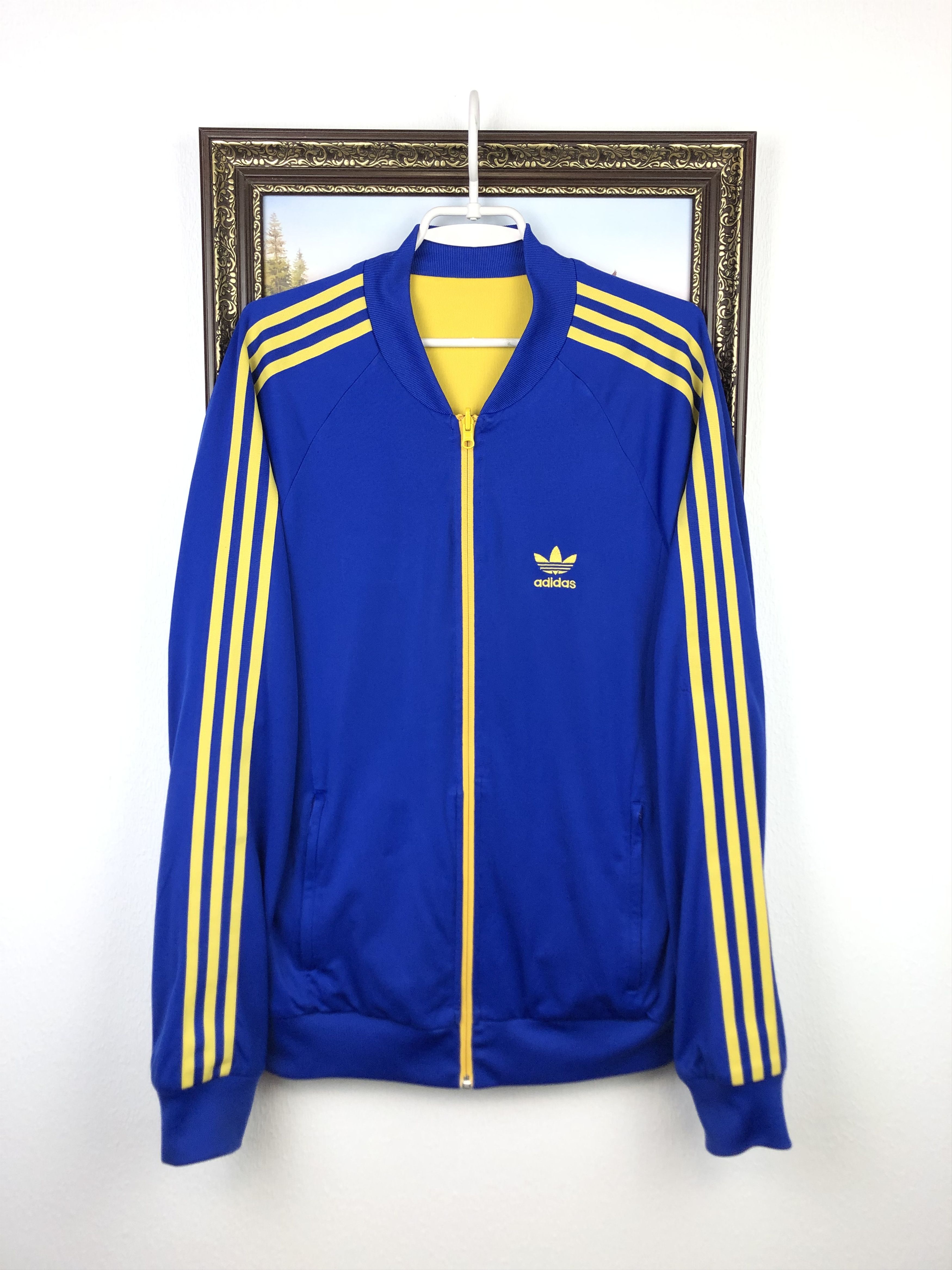 Adidas Adidas Sweden Jacket World Cup Soccer Track Top Reversible Size US L / EU 52-54 / 3 - 2 Thumbnail