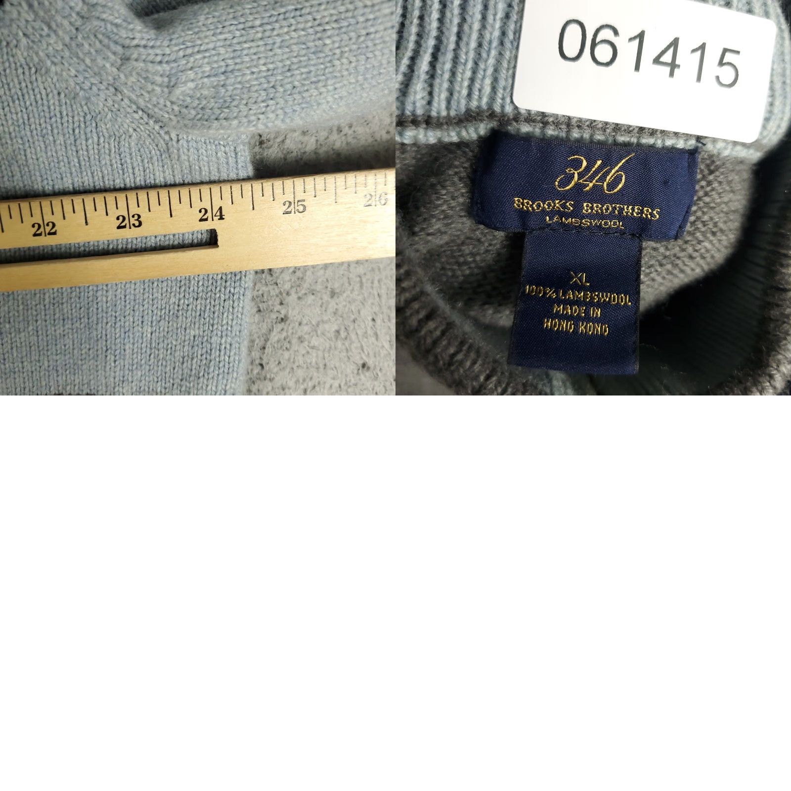 Brooks Brothers VINTAGE Brooks Brothers Sweater Mens XL Blue Wool Knit Pullover 1/4 Zip Classic Modern Preppy Size US XL / EU 56 / 4 - 8 Thumbnail