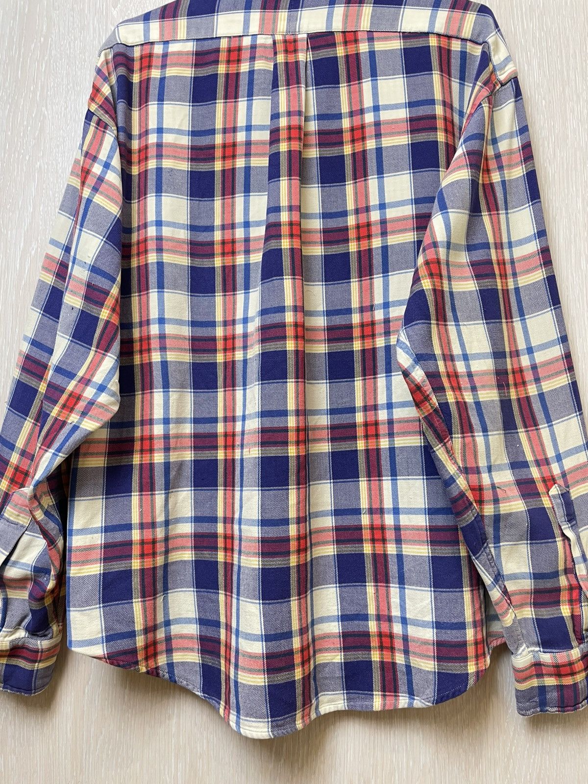 Yves Saint Laurent Vintage Ysl Yves Saint Laurent Flannel Shirt Size US L / EU 52-54 / 3 - 13 Thumbnail