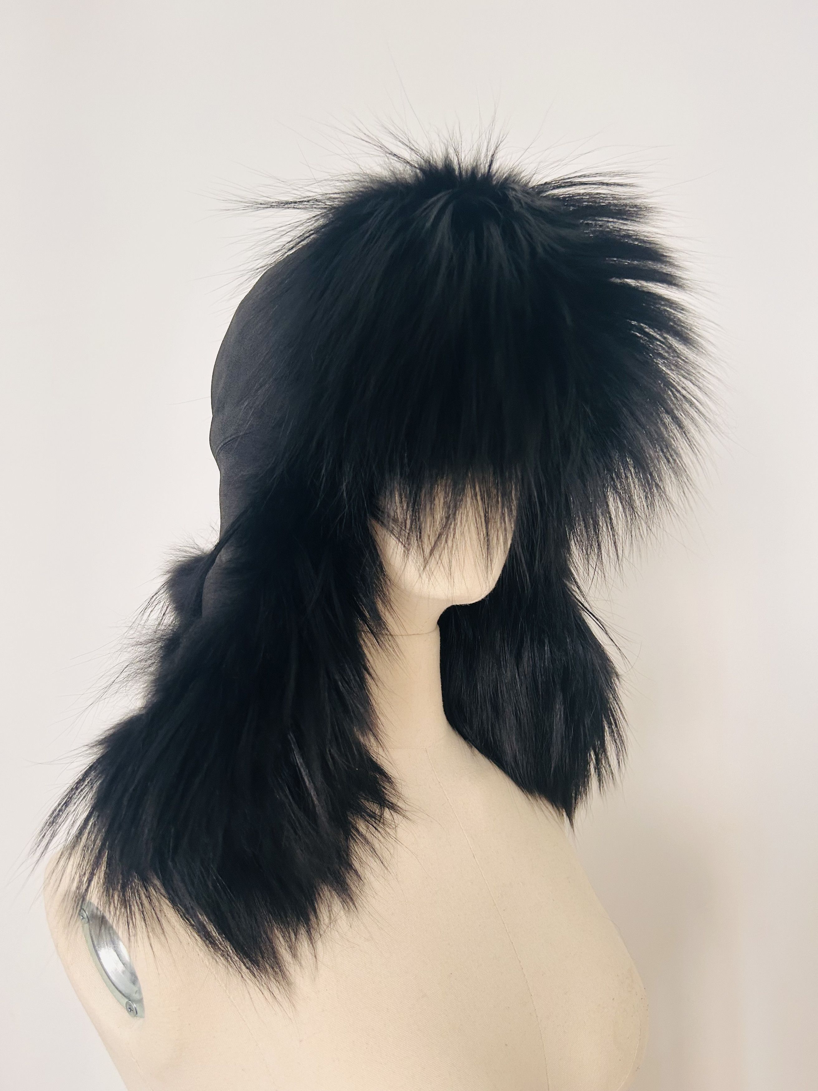 Saint Laurent Paris FW'18 Chapka Trapper Hat in Black Fox Fur Size ONE SIZE - 7 Thumbnail