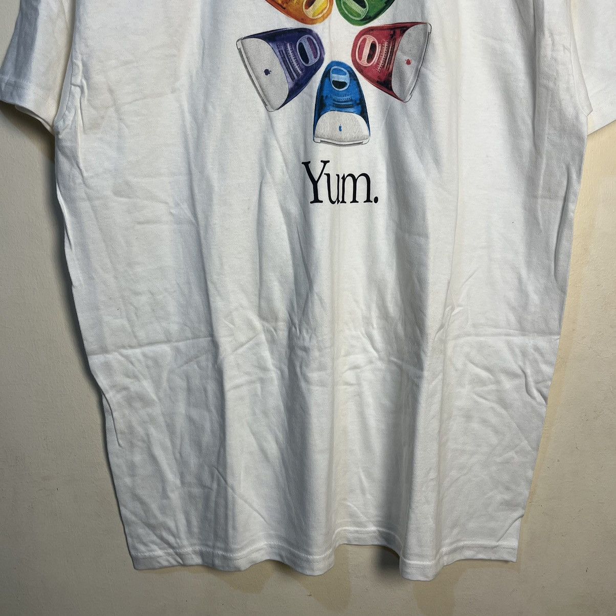 Apple Vintage 90's Apple iMac Yum Think Different Novelty Tech Tee Size US L / EU 52-54 / 3 - 3 Thumbnail