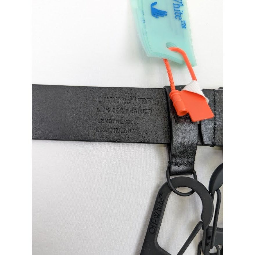 Off-White o1rshd1 Size: L/XL / Leather Belt with Chain in Black Size ONE SIZE - 13 Thumbnail
