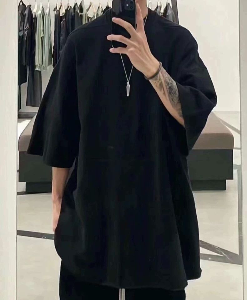 Rick Owens Rick Owens size os 24FW Drkshdw Tommy T Silhouette Short Sl Size US M / EU 48-50 / 2 - 6 Thumbnail