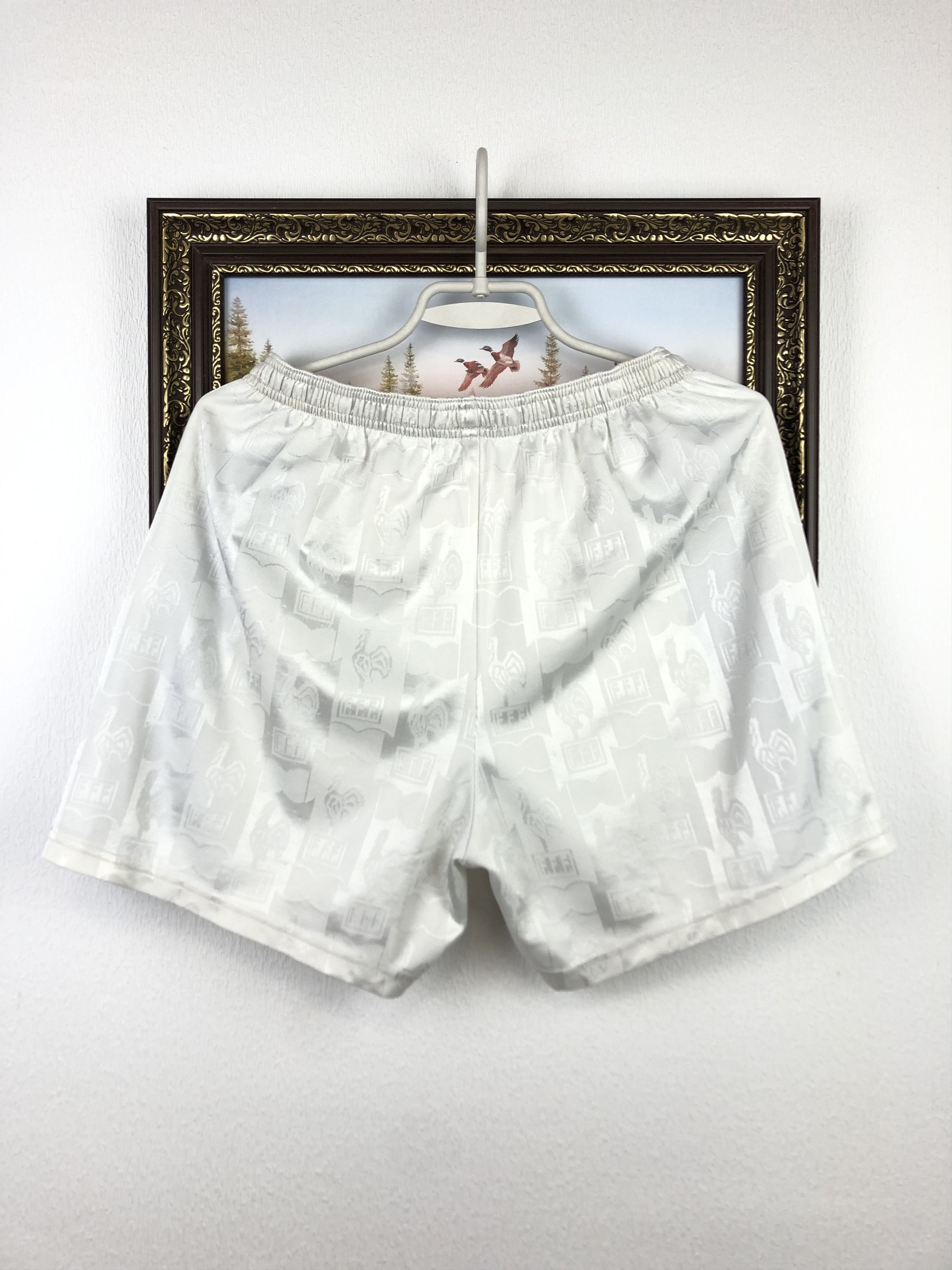 Adidas Vintage 1996 Adidas France Football Shorts Soccer White M Size US 32 / EU 48 - 9 Thumbnail