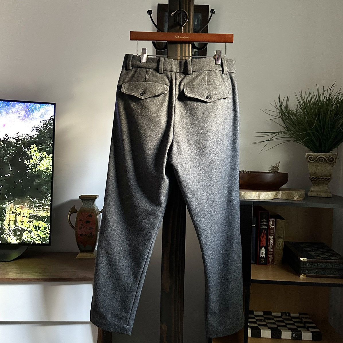 Banana Republic 🌿Banana Republic Heritage Front Pocket Wool Trousers🌿 Size US 30 / EU 46 - 2 Thumbnail
