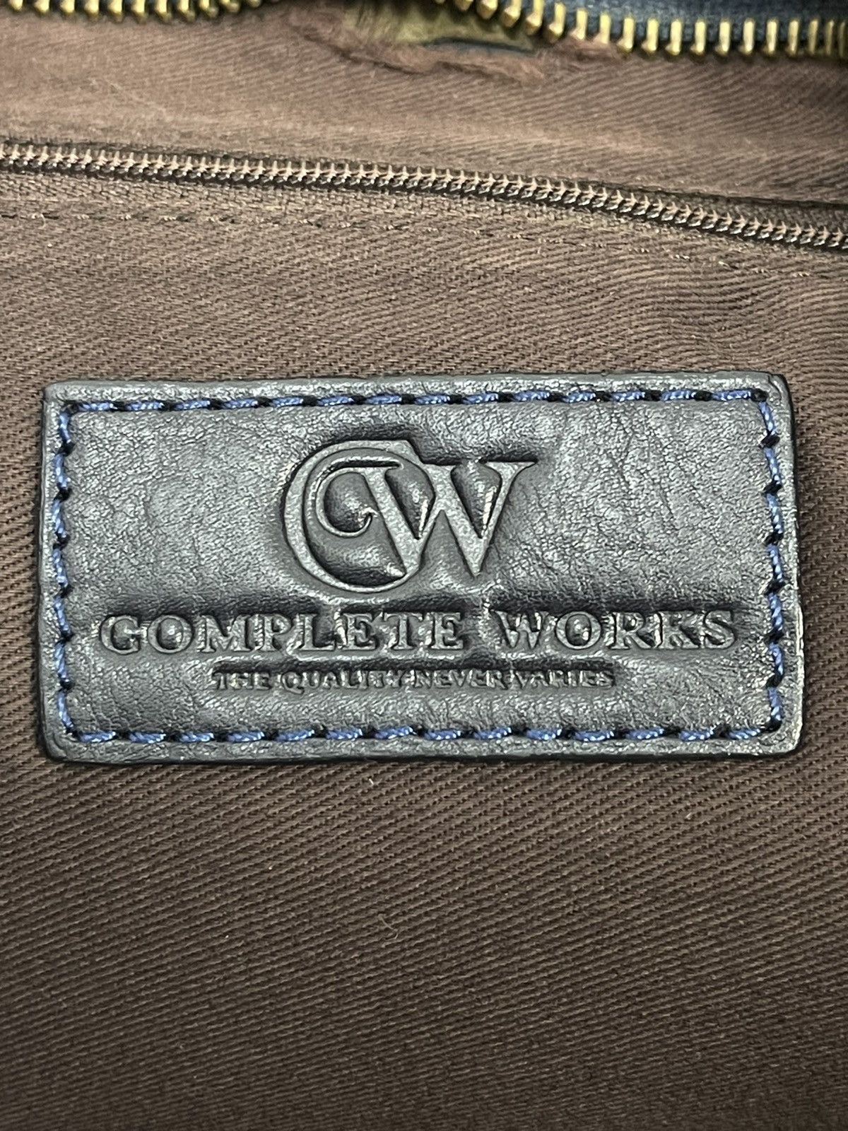 Genuine Leather Full Leather Complete Works Tote Brief Bag 1🟩7 Size ONE SIZE - 19 Thumbnail