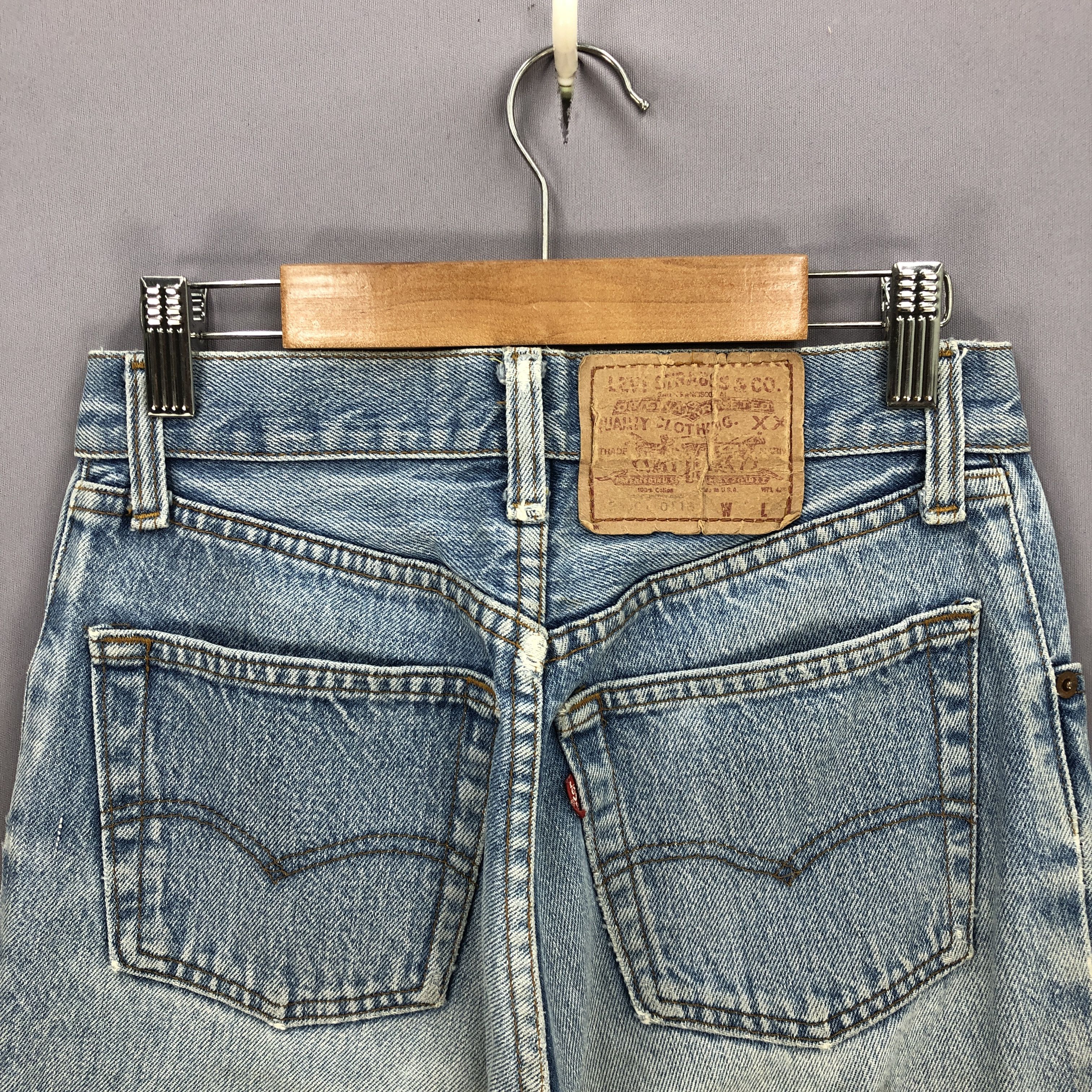 Levi's × Vintage Vintage 60s Levis 501 Distressed Faded Jeans Denim Pants Size US 26 / EU 42 - 6 Thumbnail