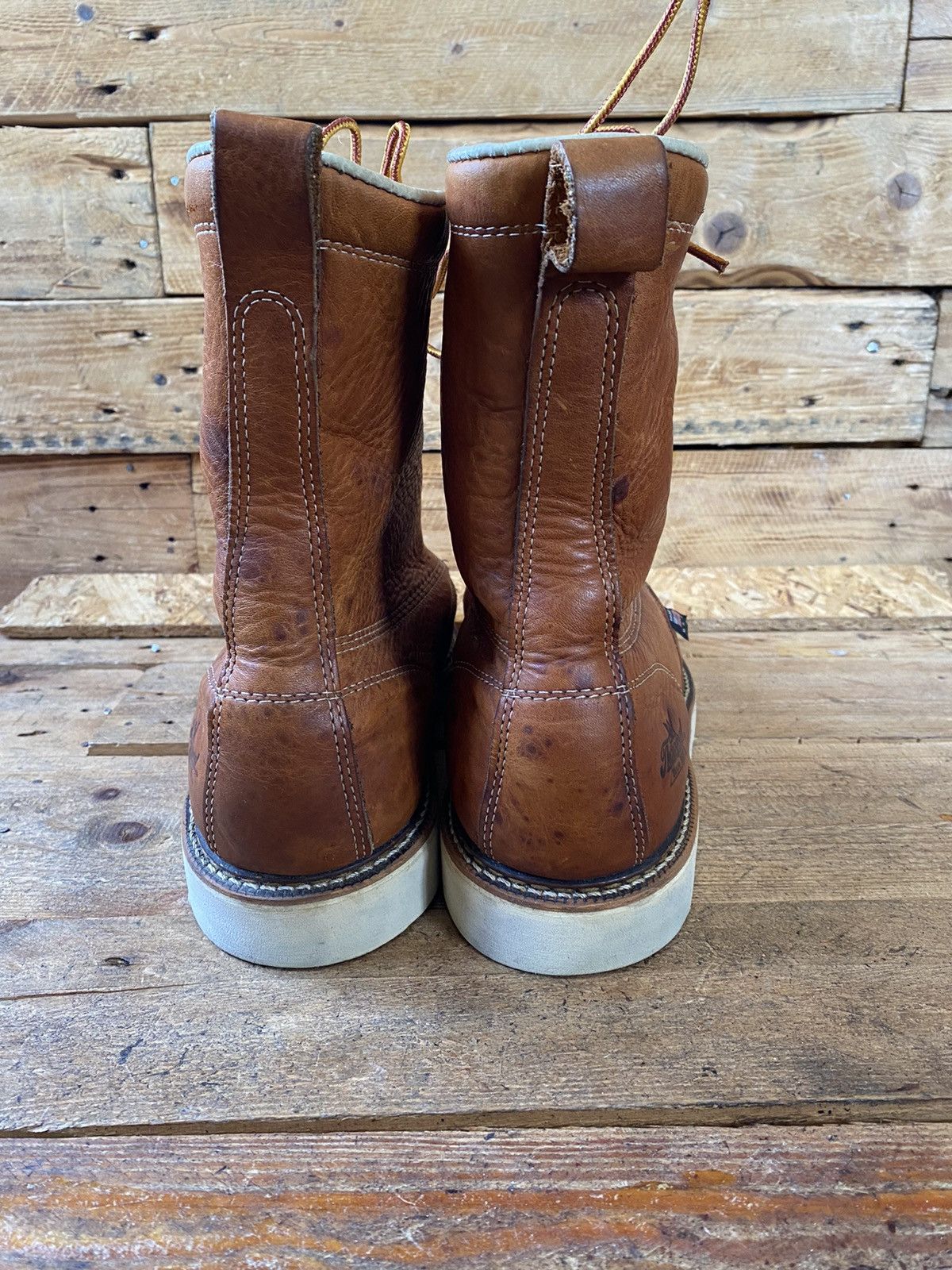 Thorogood Thorogood american heritage moc-toe brown leather boots12EE Size US 12 / EU 45 - 4 Thumbnail