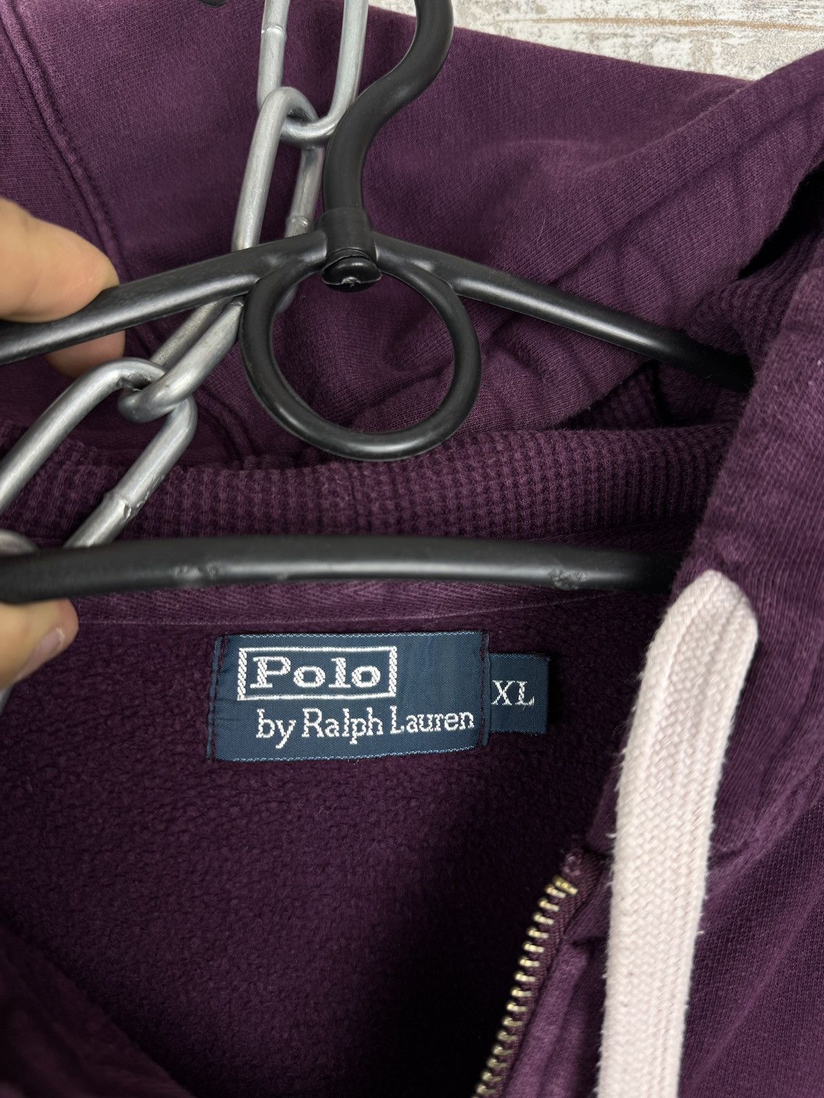 Polo Ralph Lauren × Vintage Mens Vintage Polo Ralph Lauren zip hoodie Chief Keef jacket Size US XL / EU 56 / 4 - 5 Thumbnail
