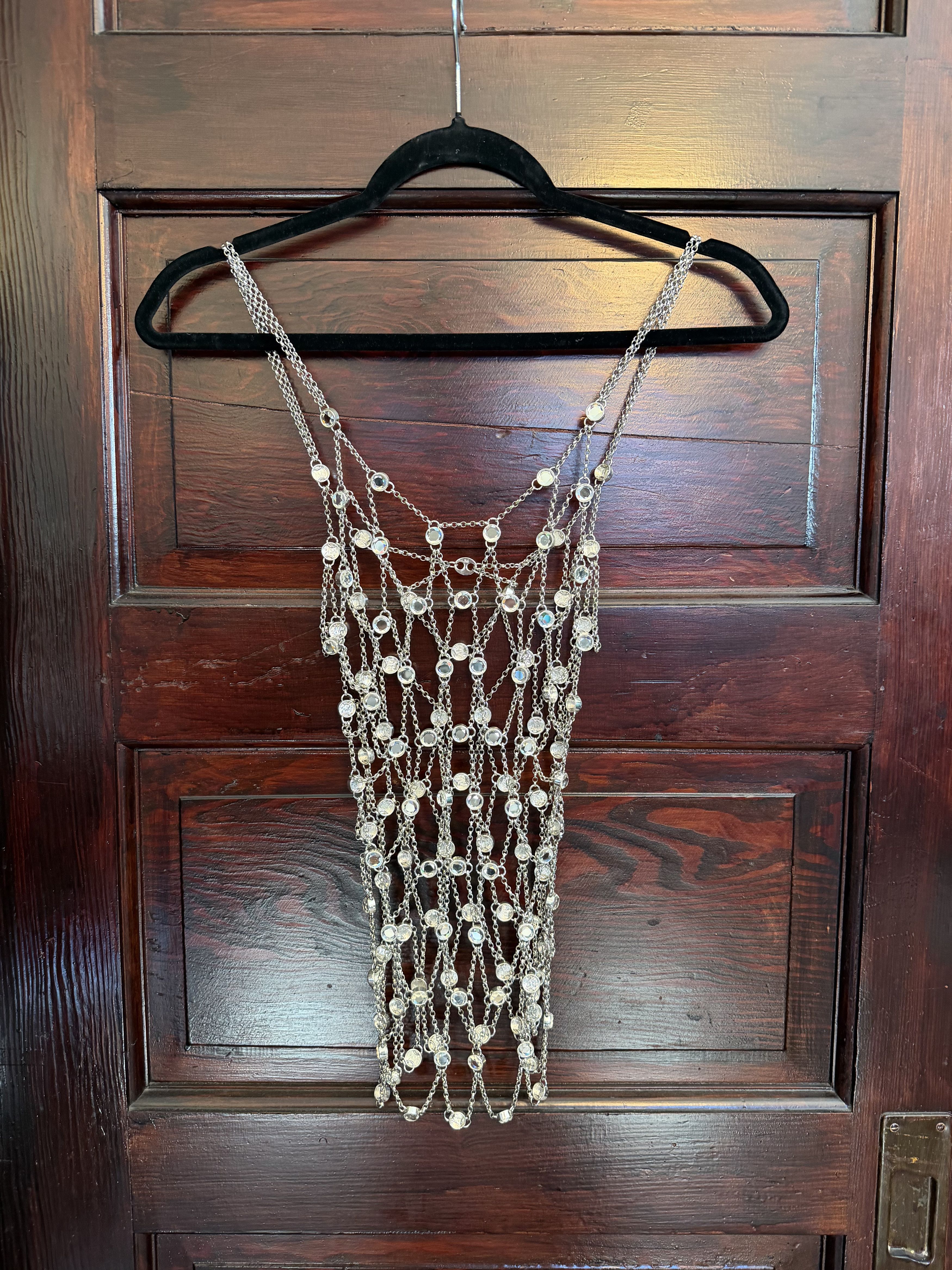 Paco Rabanne Paco Rabanne Crystal Mesh Tank Top Size M / US 6-8 / IT 42-44 - 3 Thumbnail