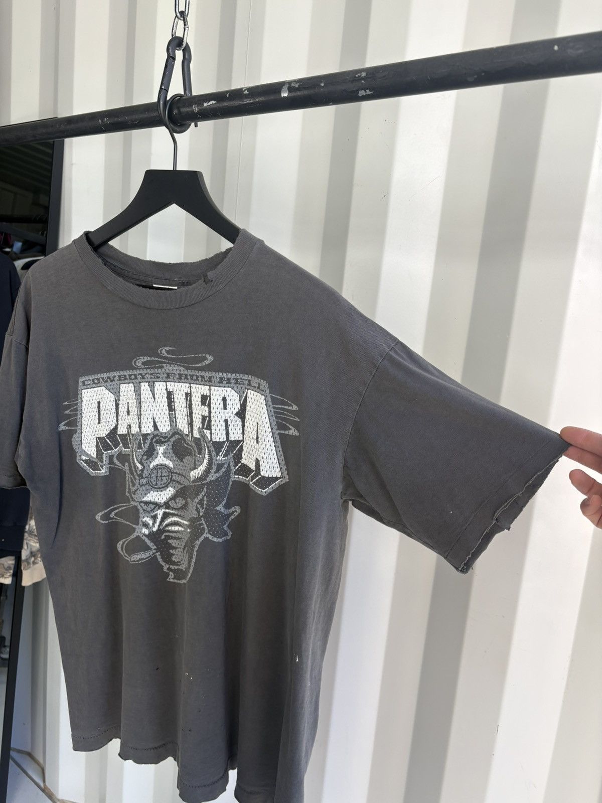 Band Tees Thrashed Pantera Trendkill 97 Faded Distressed Shirt GRUNGE Size US XL / EU 56 / 4 - 3 Thumbnail