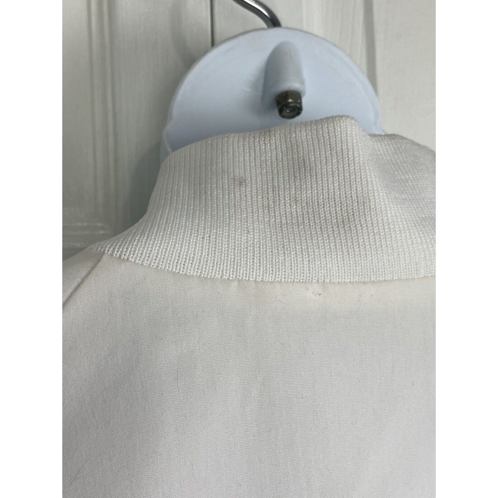 Auburn Sportswear VTG Auburn White Snap Button Jacket Cockatoo Bird Tropical Size US XL / EU 56 / 4 - 10 Thumbnail