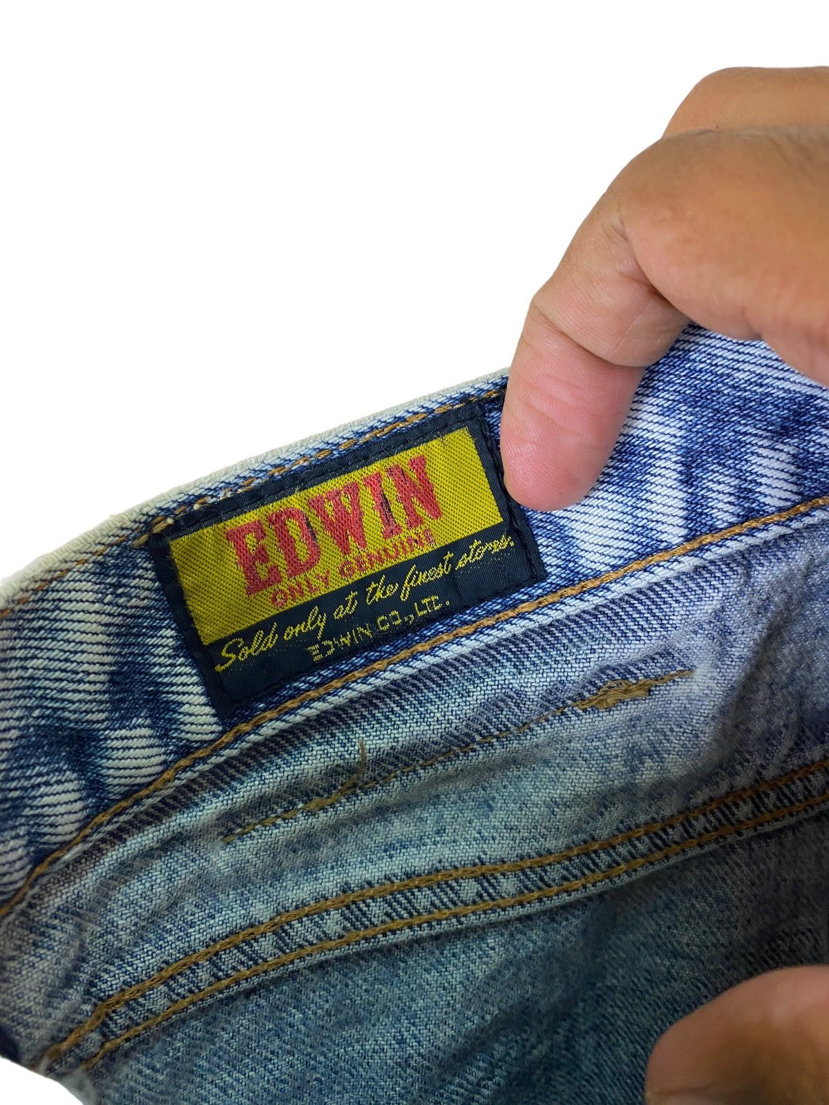 Edwin × Vintage Edwin Non Selvedge Acid Wash Denim Size US 32 / EU 48 - 15 Thumbnail