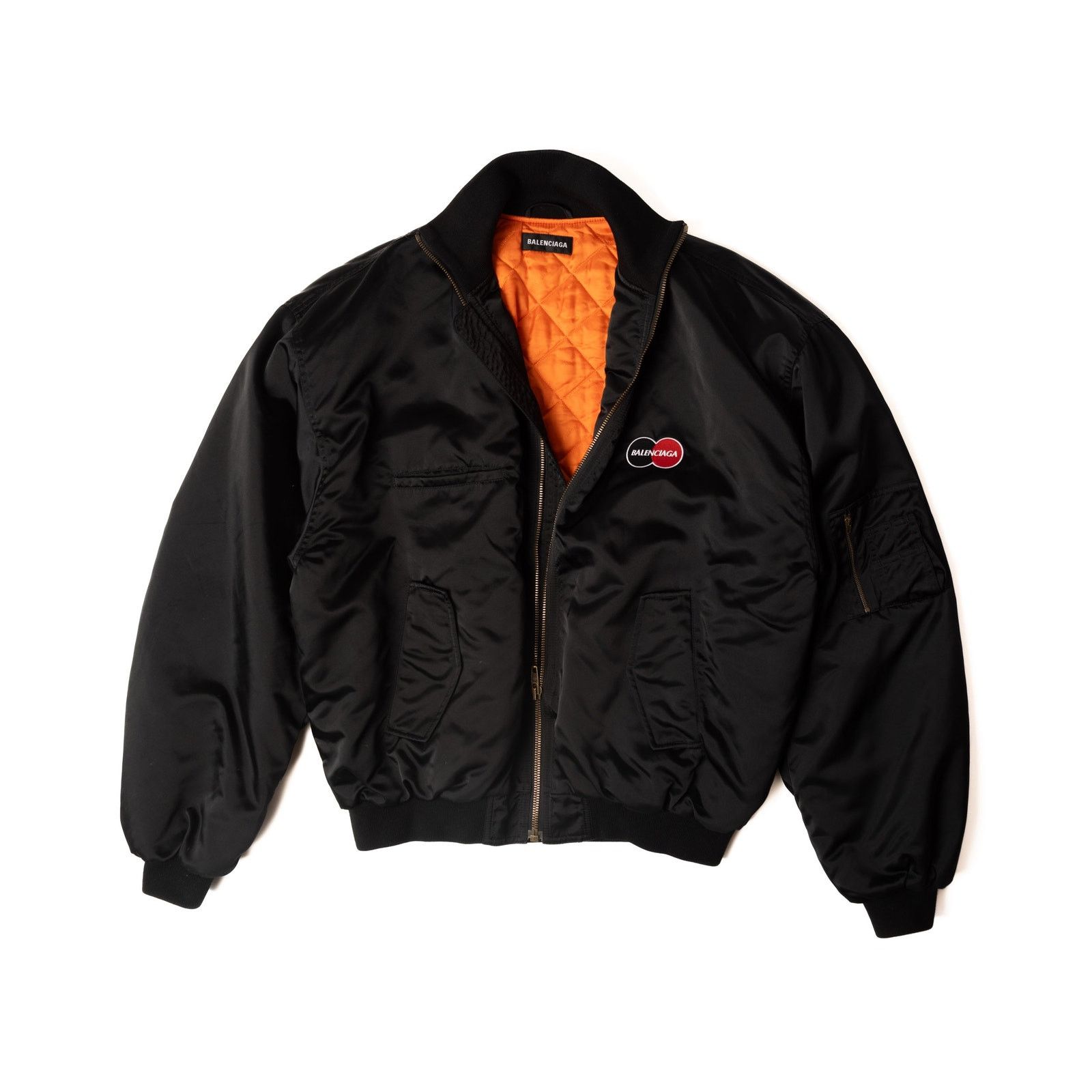 Balenciaga Balenciaga SS20 Mastercard Bomber Size US XL / EU 56 / 4 - 1 Thumbnail