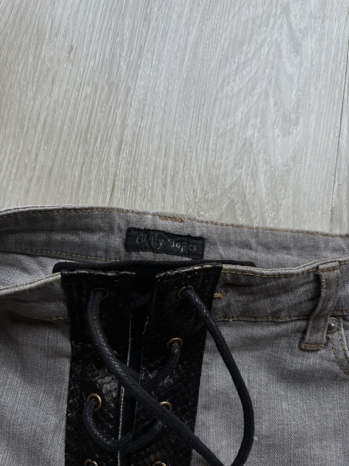 Japanese Brand daily topic laceup flare jeans Size US 28 / EU 44 - 5 Thumbnail