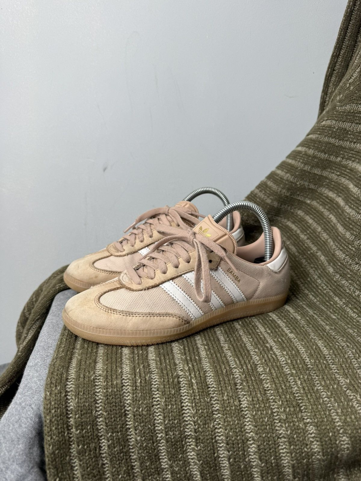Japanese Brand Y2K Vintage Adidas Samba Low Top Suede Trainers Sneakers Size US 7 / IT 37 - 1 Thumbnail