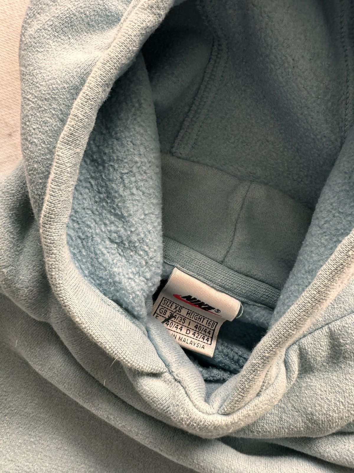 Nike × Vintage NIKE VINTAGE CENTER LOGO OVERSIZE BOXY HOODIE Size US S / EU 44-46 / 1 - 6 Thumbnail