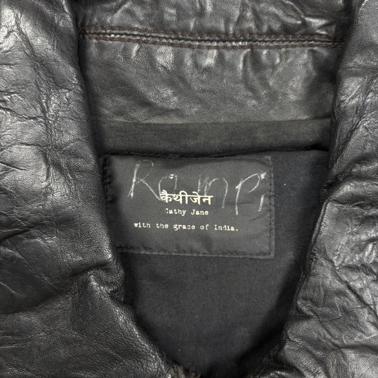 Ekam 2000s Cathy Jane Apocalypse Style Rider Vest Leather Jacket Size US M / EU 48-50 / 2 - 9 Thumbnail
