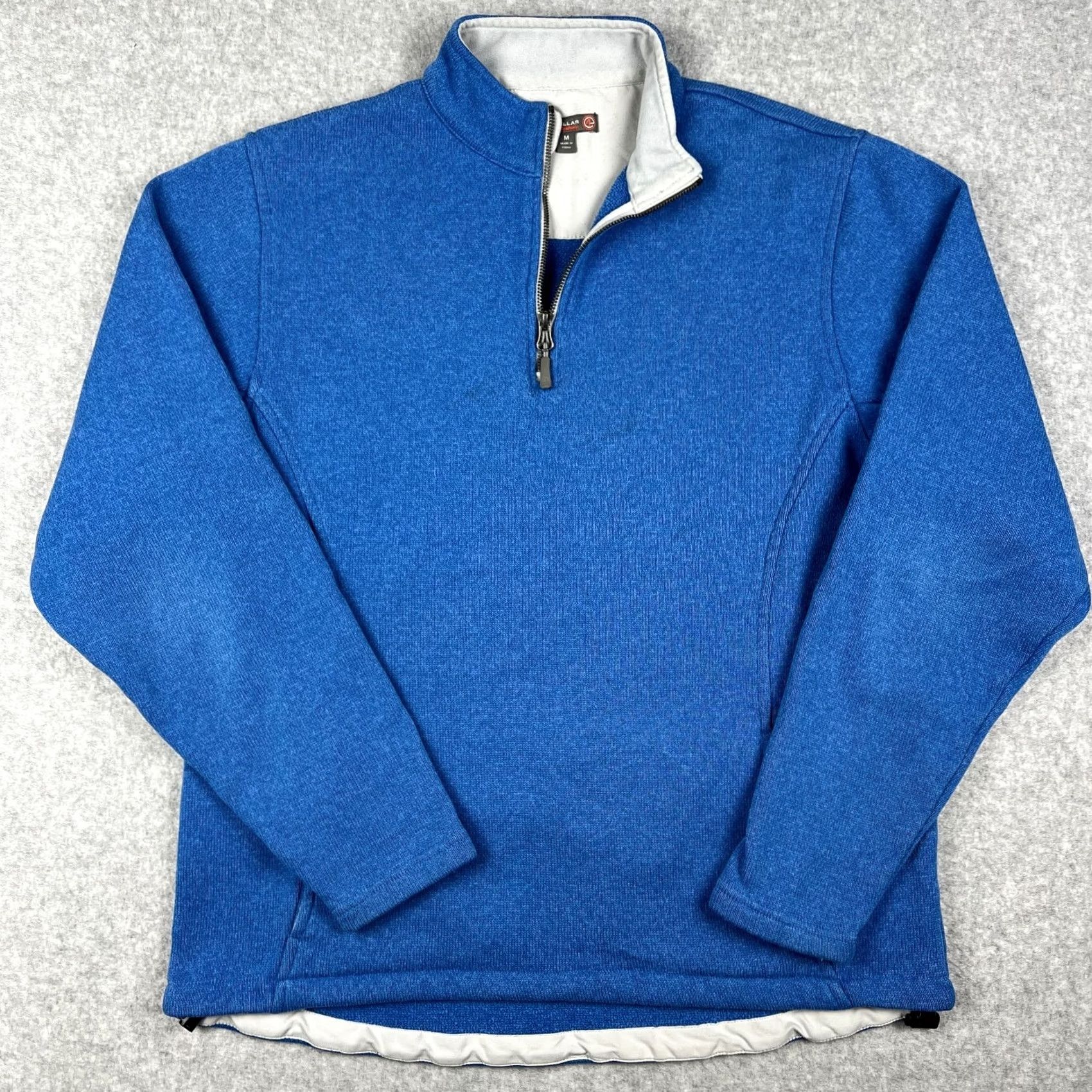 Peter Millar Peter Millar Golf Sweater Pullover Quarter Zip E4 Medium Mens Blue Size US M / EU 48-50 / 2 - 2 Thumbnail