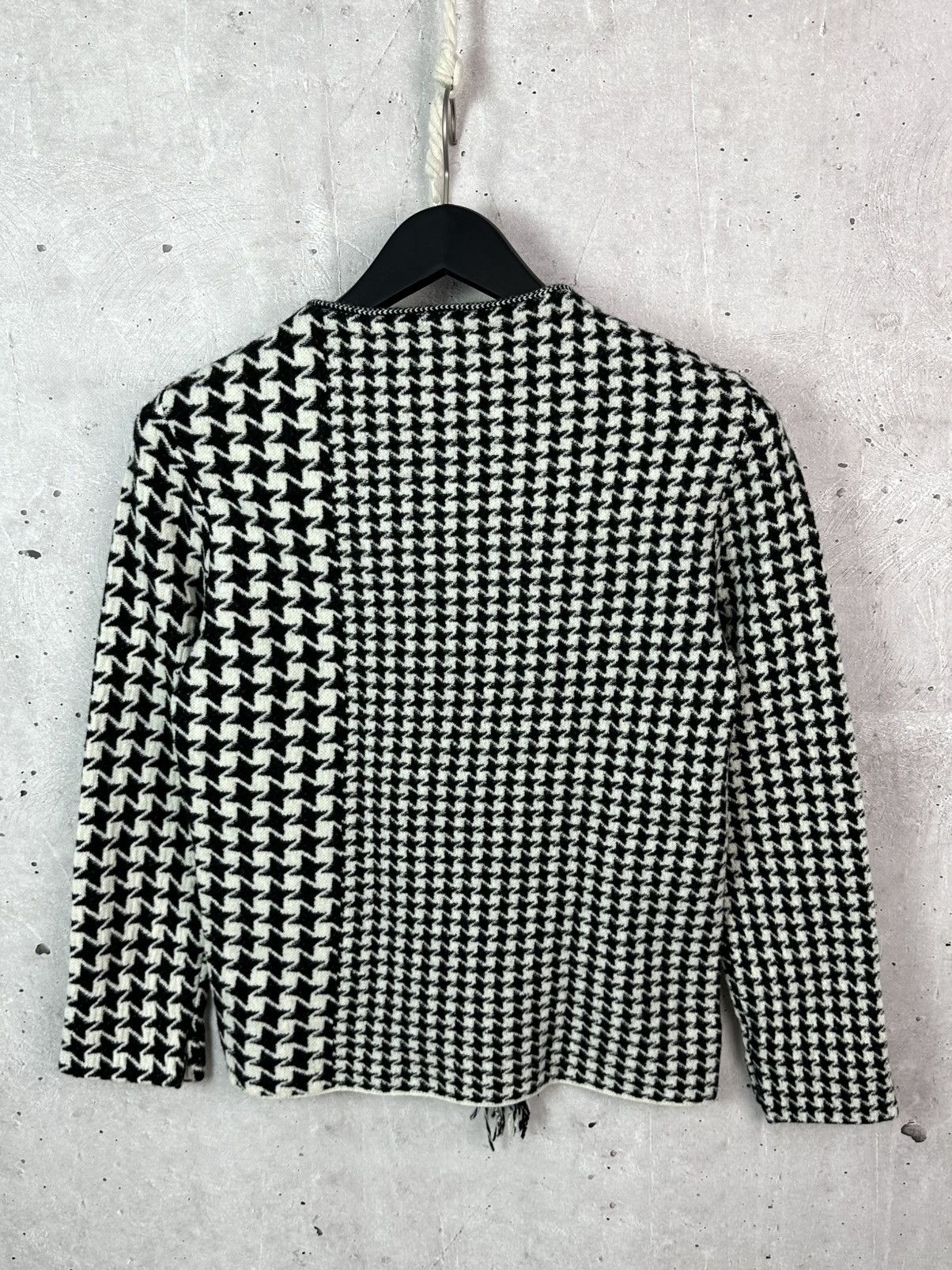 Stella McCartney Stella McCartney 2014 Runway Black White Mini Shift Sweater Size M / US 6-8 / IT 42-44 - 6 Thumbnail