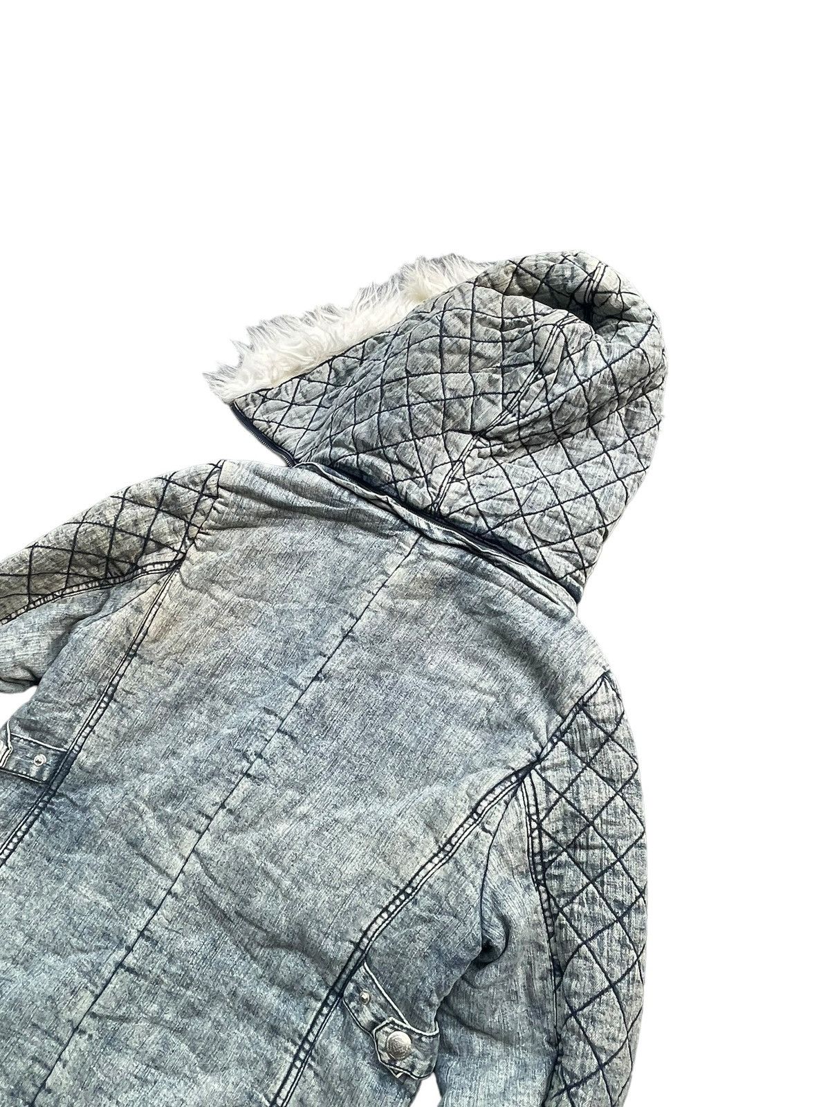 Japanese Brand Backs Denim Parka Jacket Size S / US 4 / IT 40 - 6 Thumbnail