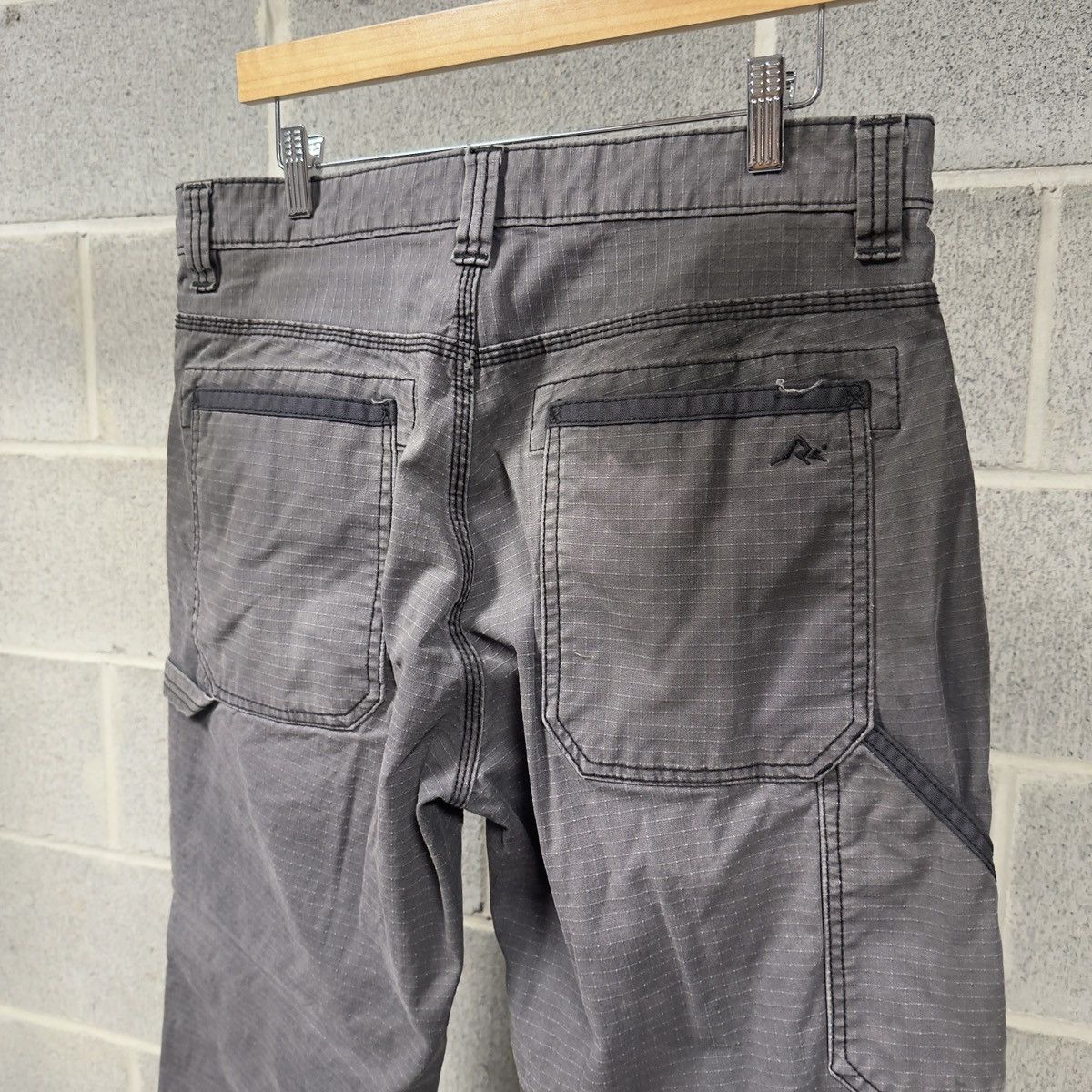 Vintage Thrashed Faded Distressed Dirty Stained Ripstop Work Pants Size US 34 / EU 50 - 6 Thumbnail