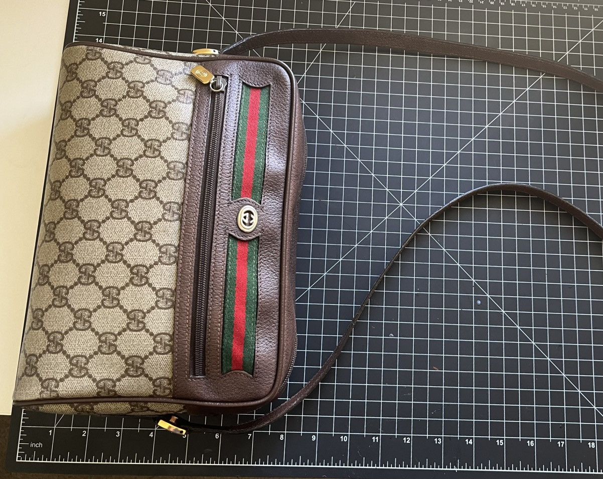Gucci Gucci Ophidia Sherry Line GG web Crossbody Bag Size ONE SIZE - 12 Thumbnail
