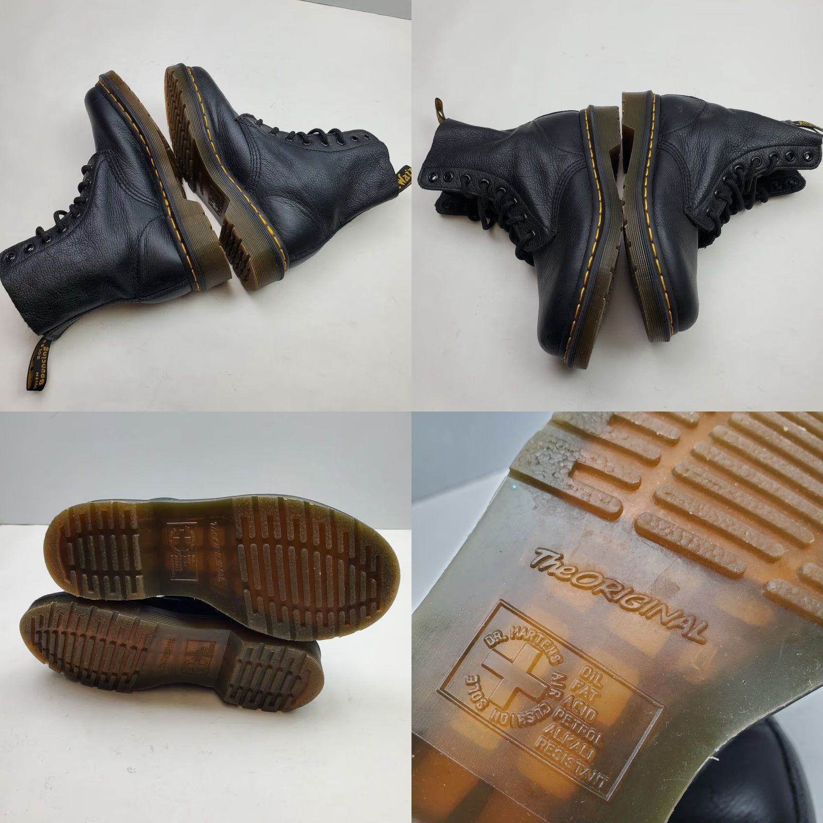 Dr. Martens Doc Martens Combat Boots Womens Size 5 Black Leather 8 Eyelet Laceup Boots Womens Size 5 Black Leather 8 Eyelet Laceup Size US 5 / IT 35 - 8 Thumbnail