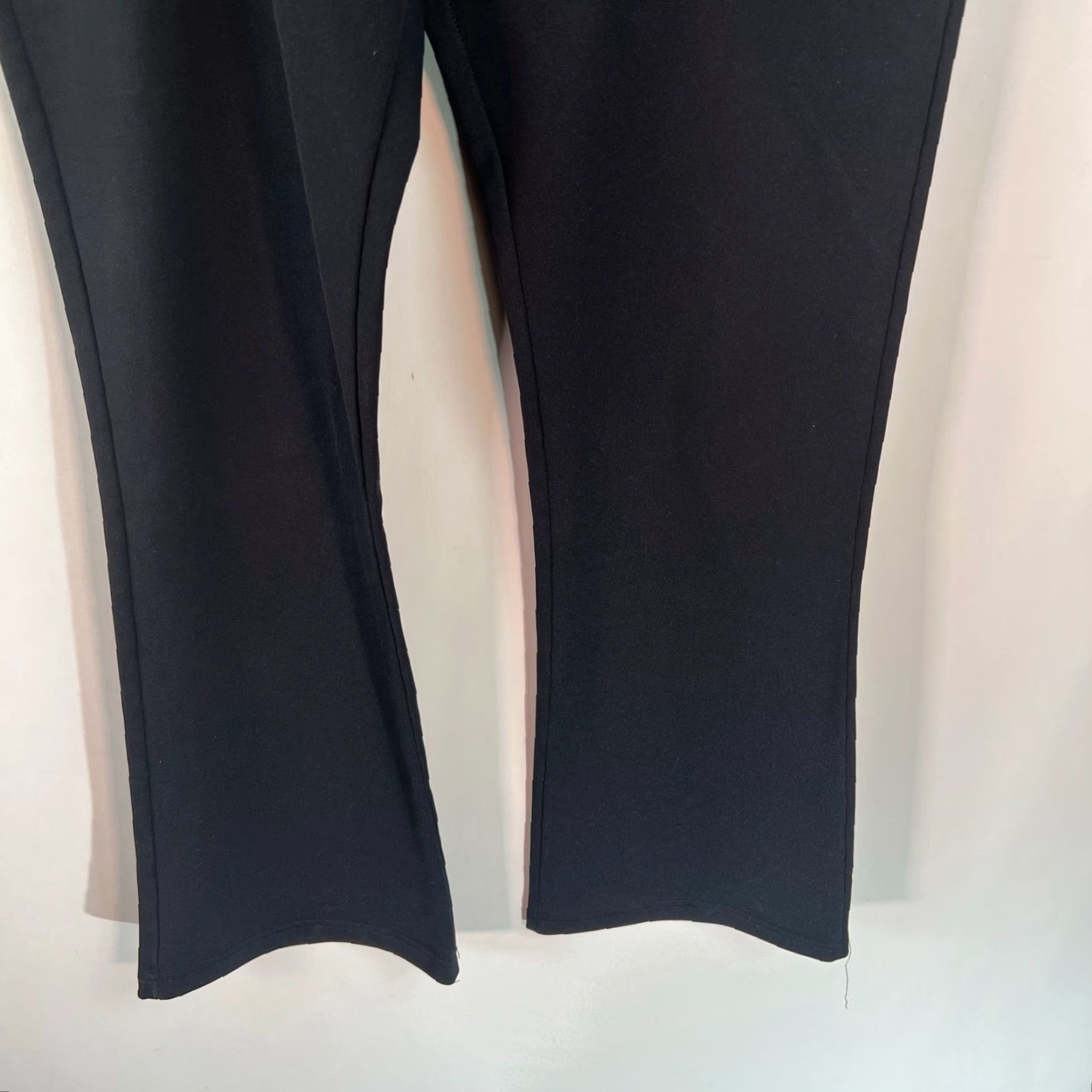 Vintage VINTAGE French Curve Womens USA Regular High Rise Casual Black Dress Pants SZ L Size 36" / US 14 / IT 50 - 3 Thumbnail