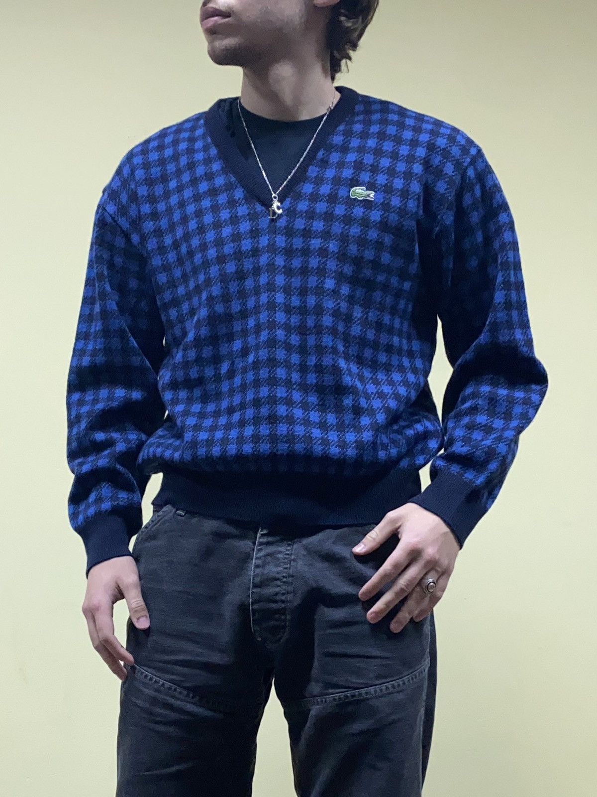 Lacoste Lacoste chemise France wool vintage sweater over print Size US M / EU 48-50 / 2 - 2 Thumbnail