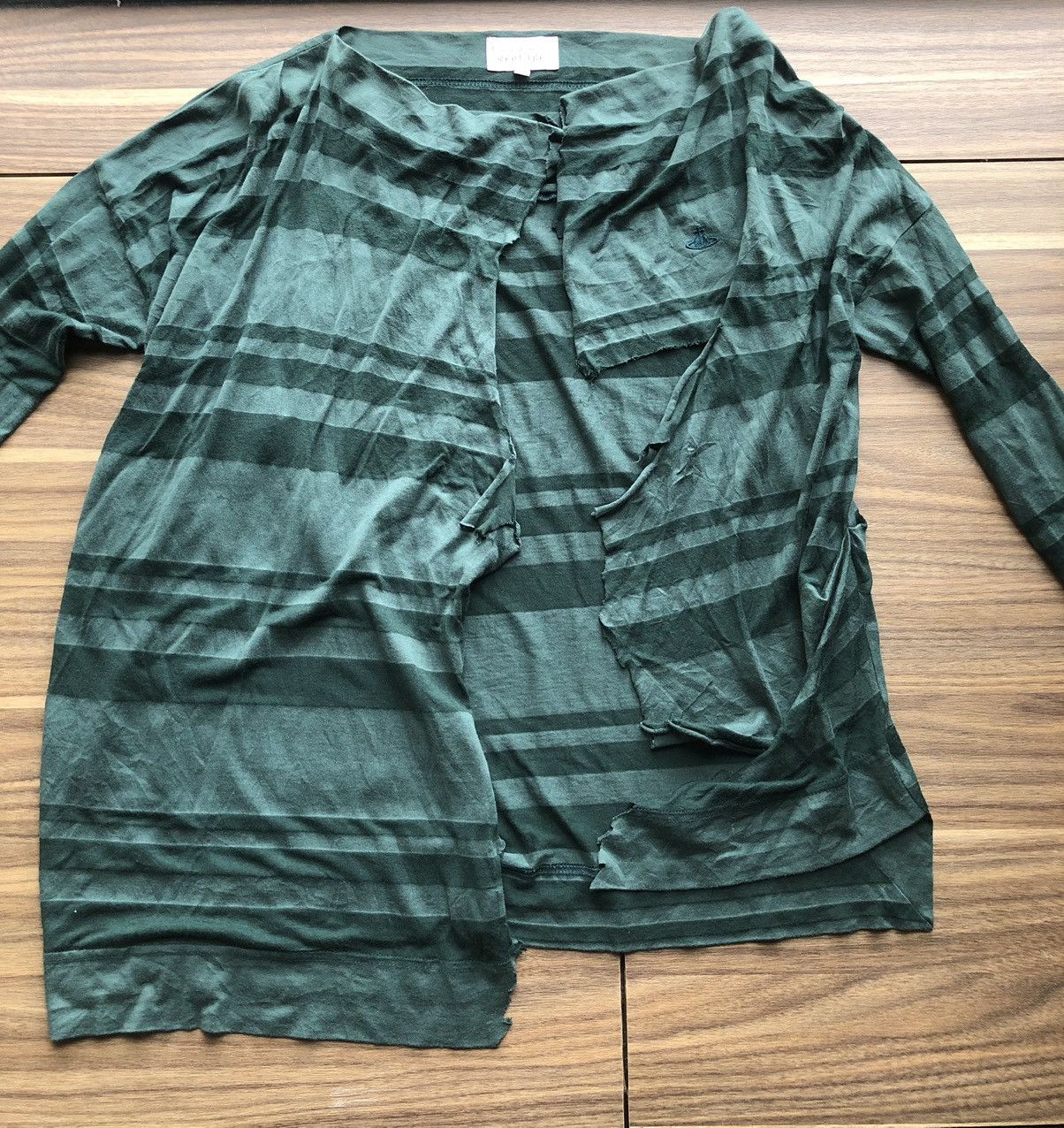 Seditionaries 🇬🇧Vivienne Westwood ripped muslin shirt green tartan grunged Size S / US 4 / IT 40 - 1 Thumbnail