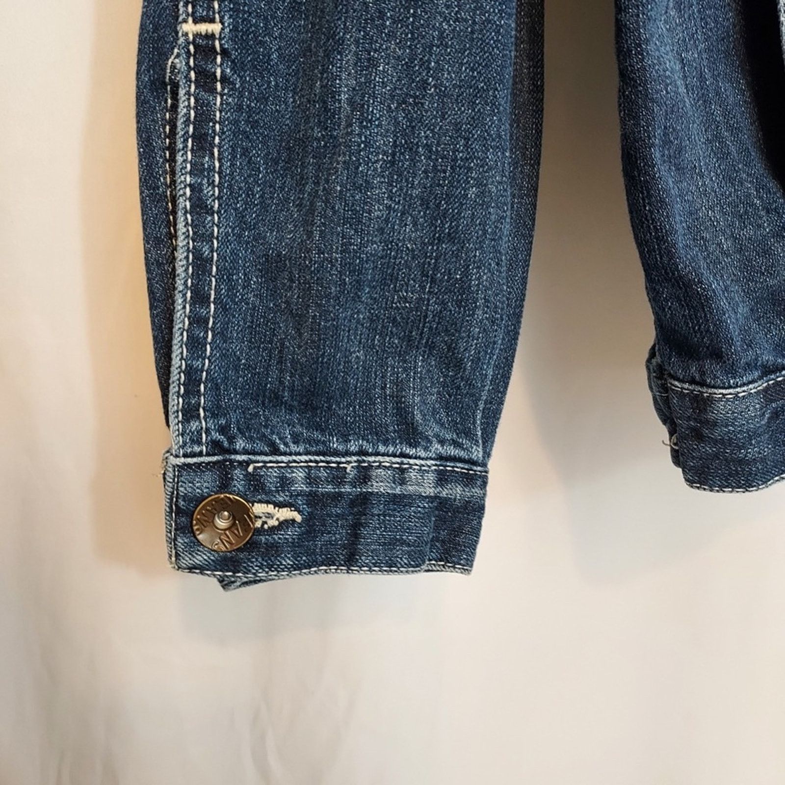 Other UK Spot Jeans Blue Denim Button Utility Pockets Western Jacket Size M / US 6-8 / IT 42-44 - 8 Thumbnail