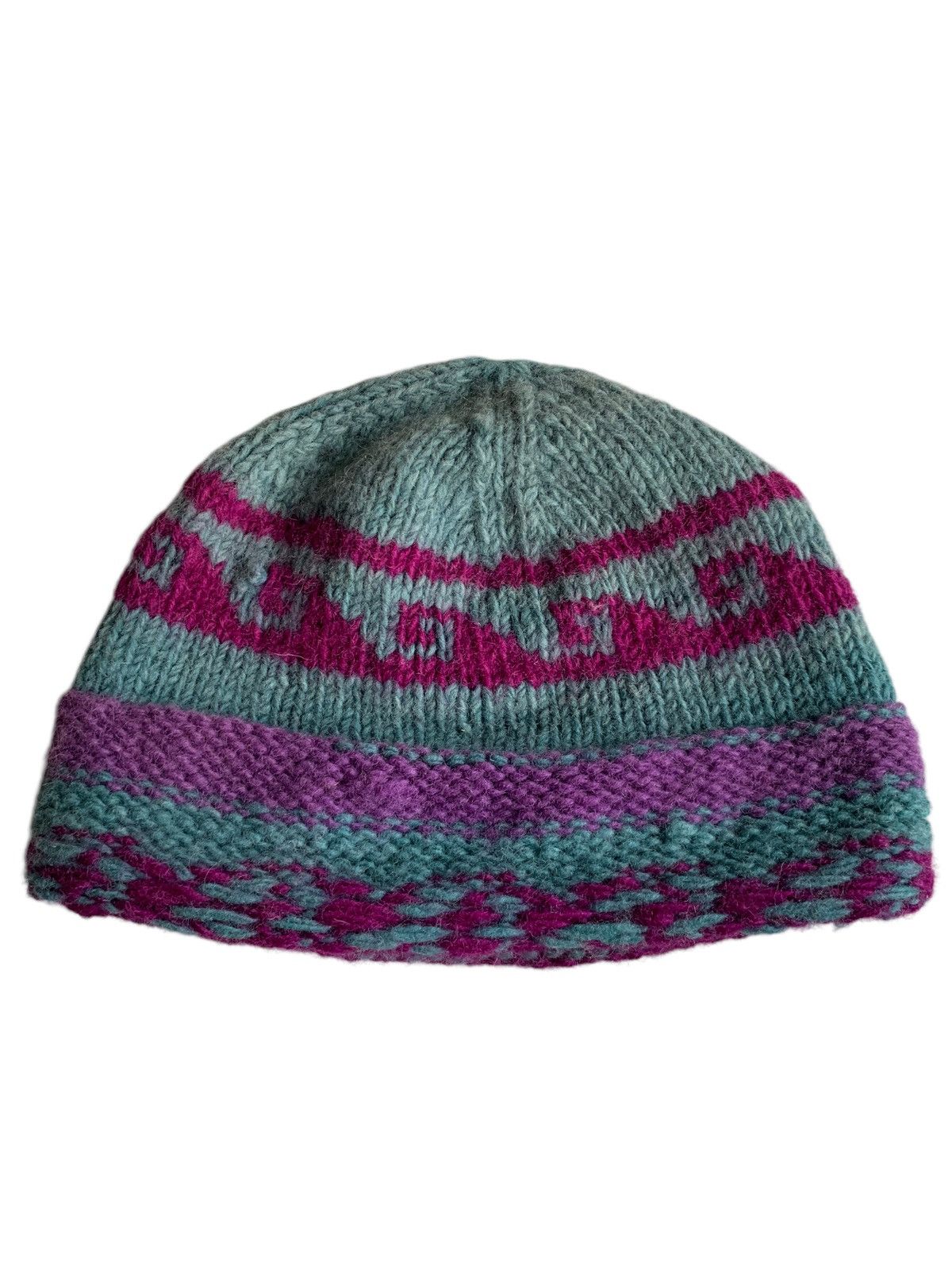 Japanese Brand × Kapital × Vintage Knitted Crochet Wool Winter Sessions Rare Desgn Big Hats Size ONE SIZE - 3 Thumbnail