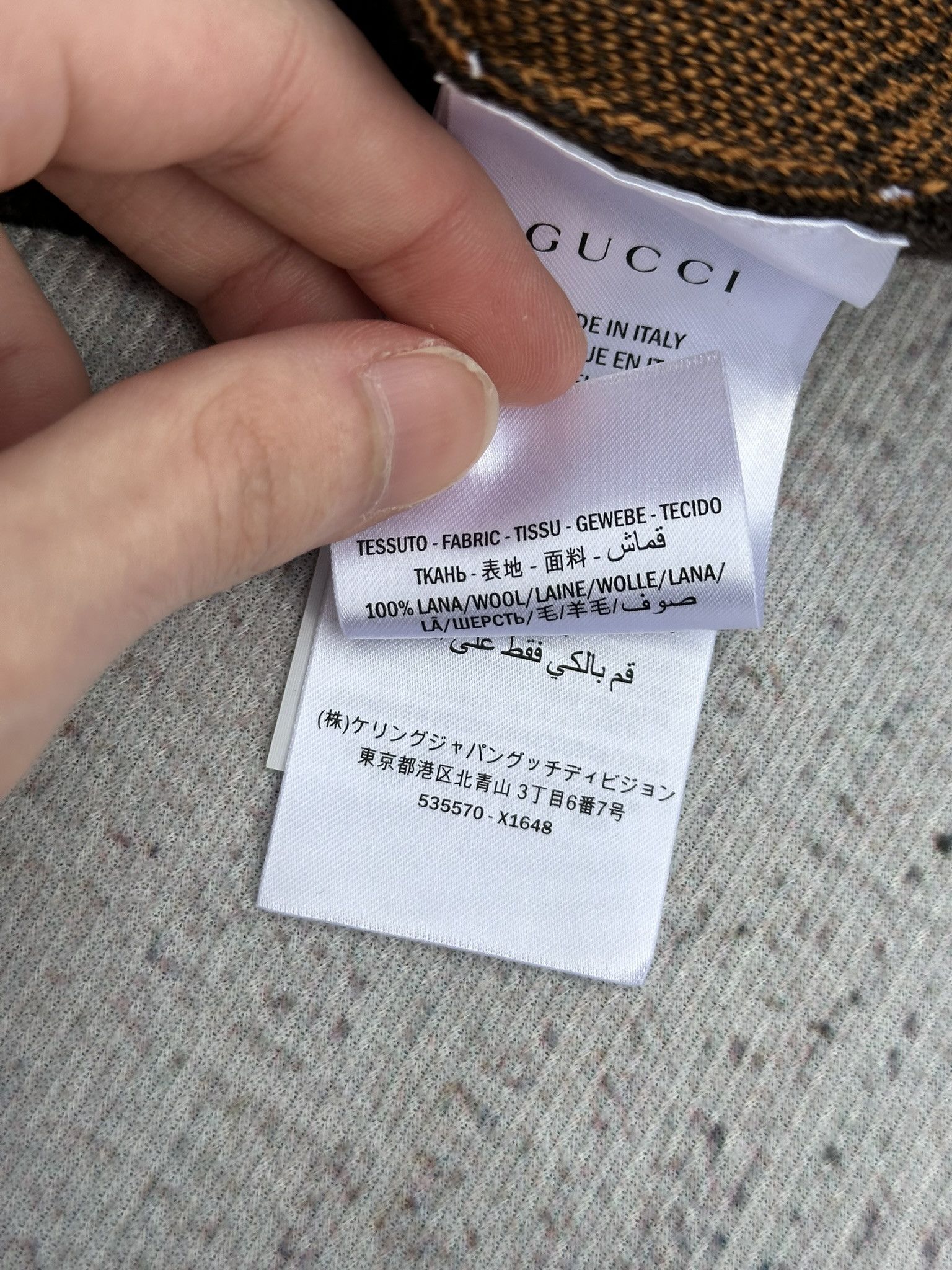 Gucci Gucci Dapper Dan Cardigan Interlocking G Logo Brown Wool Size US M / EU 48-50 / 2 - 13 Thumbnail