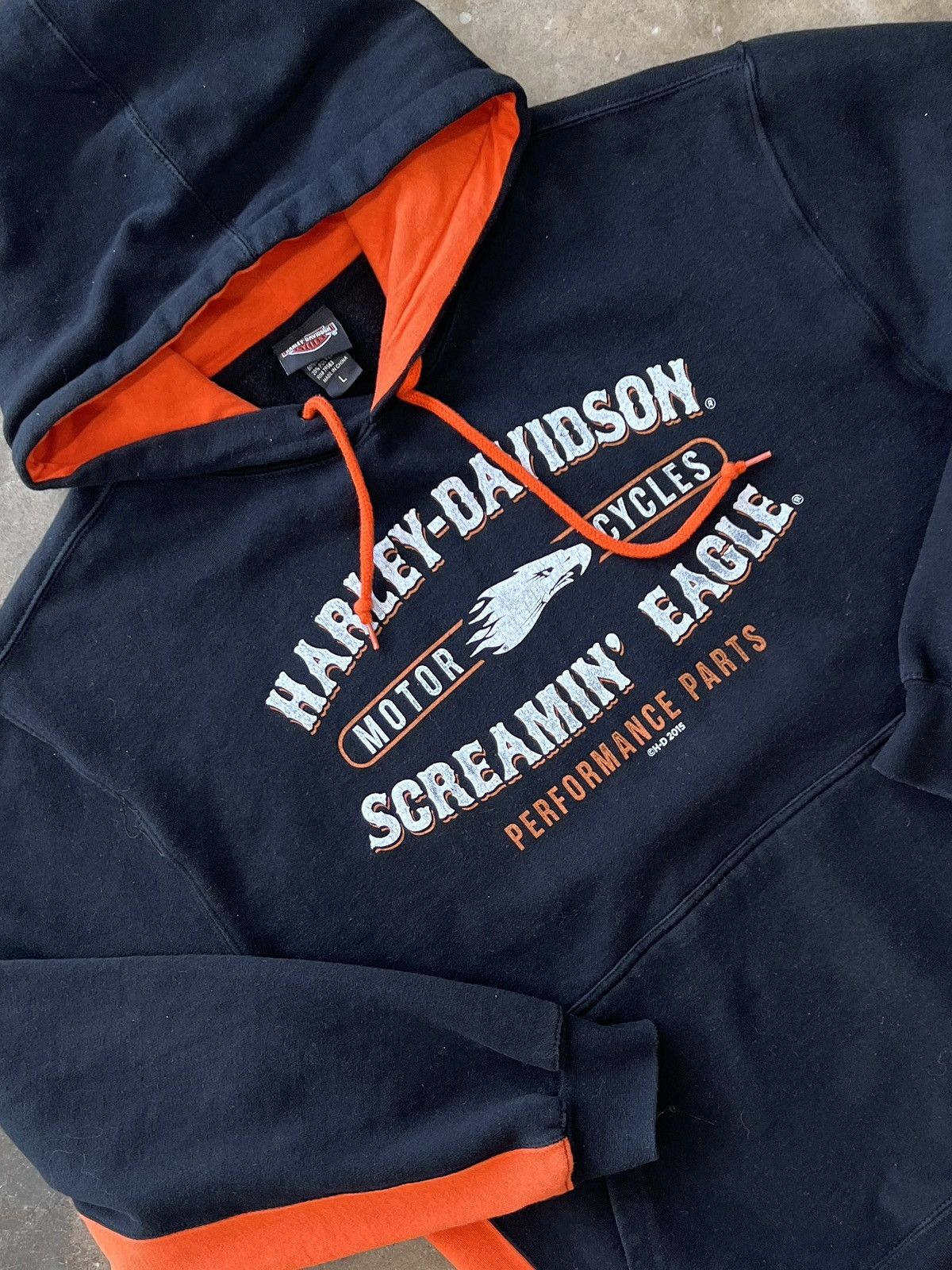 Vintage Harley Davidson Screamin' Eagle Hoodie Large Size US L / EU 52-54 / 3 - 1 Thumbnail