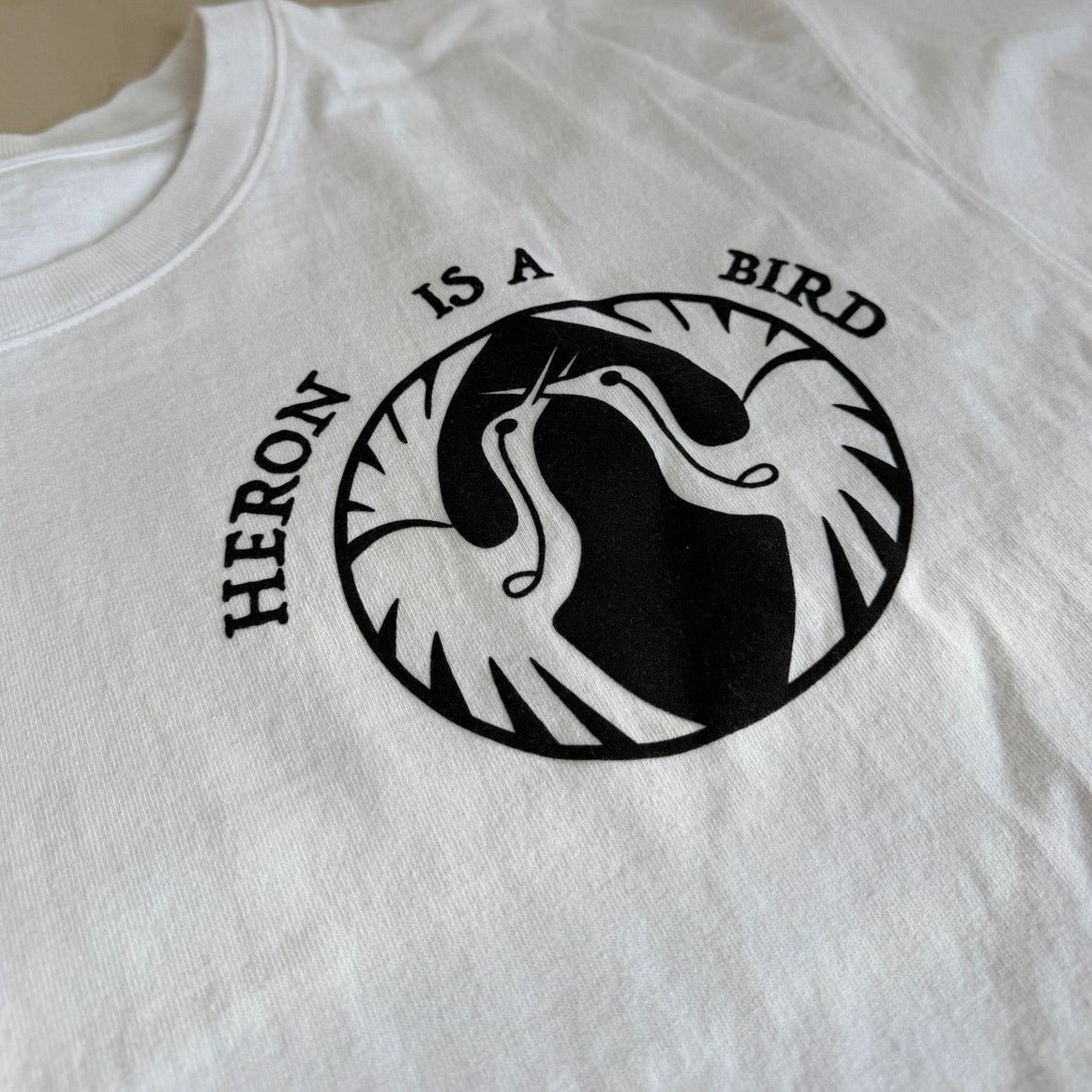 Heron Preston Heron Preston “Heron Is A Bird” White T-Shirt XL HP Cube Size US XL / EU 56 / 4 - 3 Thumbnail