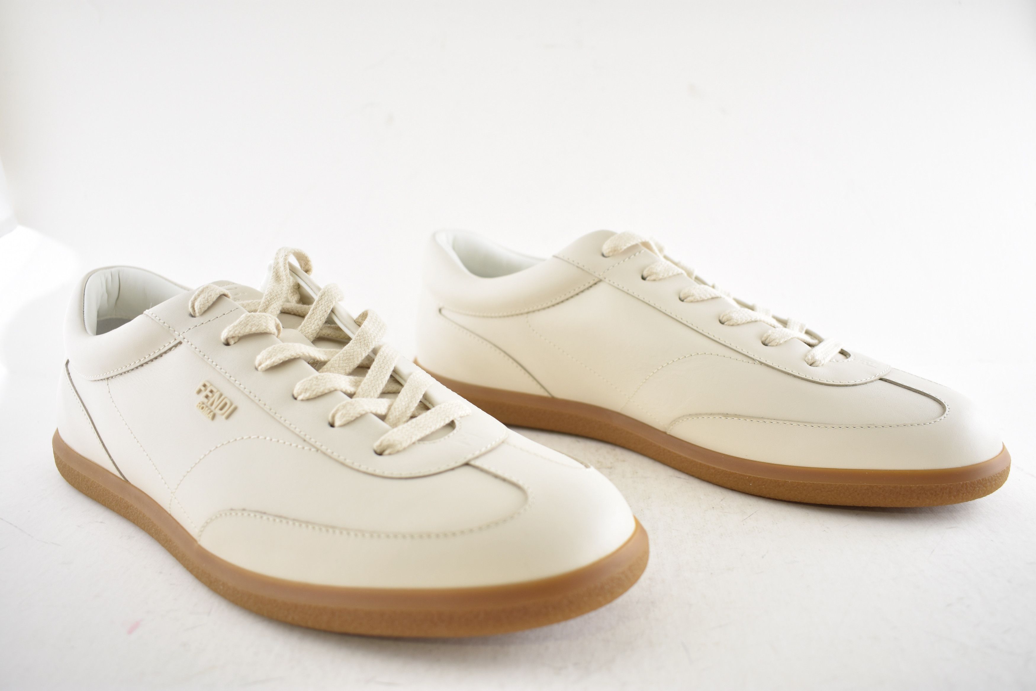 Fendi Fendi Ice Leather Logo Classic Low Top Sneakers UK 11 US 12 Size US 12 / EU 45 - 4 Thumbnail
