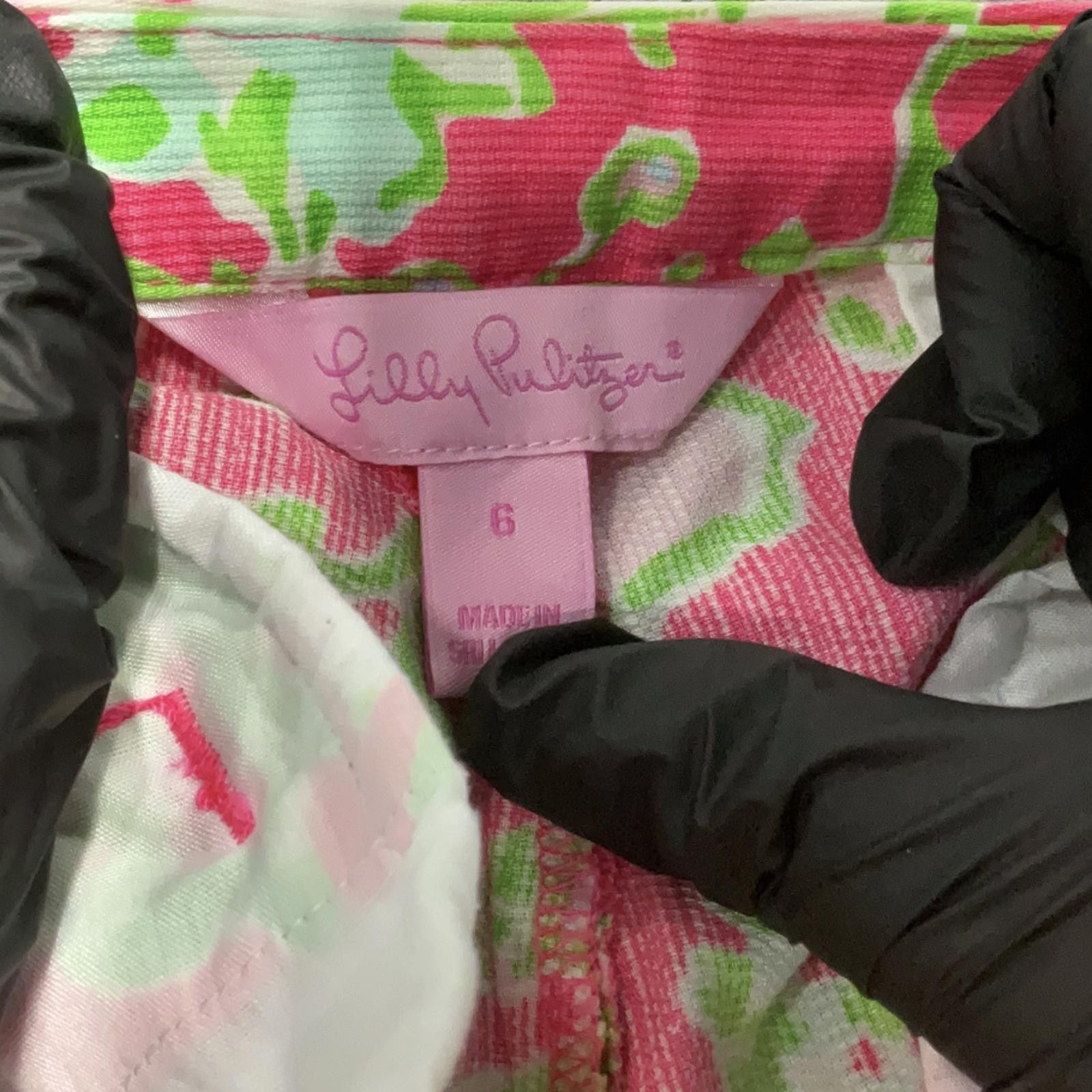 Other Lilly Pulitzer Printed Pink Colored Shorts Size 6 Size 28" / US 6 / IT 42 - 3 Thumbnail