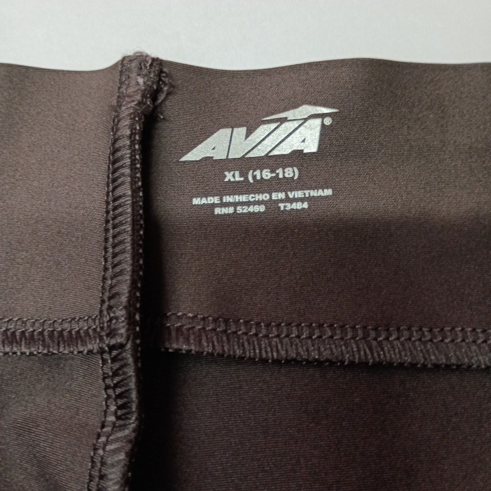 Avia Avia Sheen Leggings Women's XL (16-18) Breen Activewear Size 30" / US 8 / IT 44 - 6 Thumbnail
