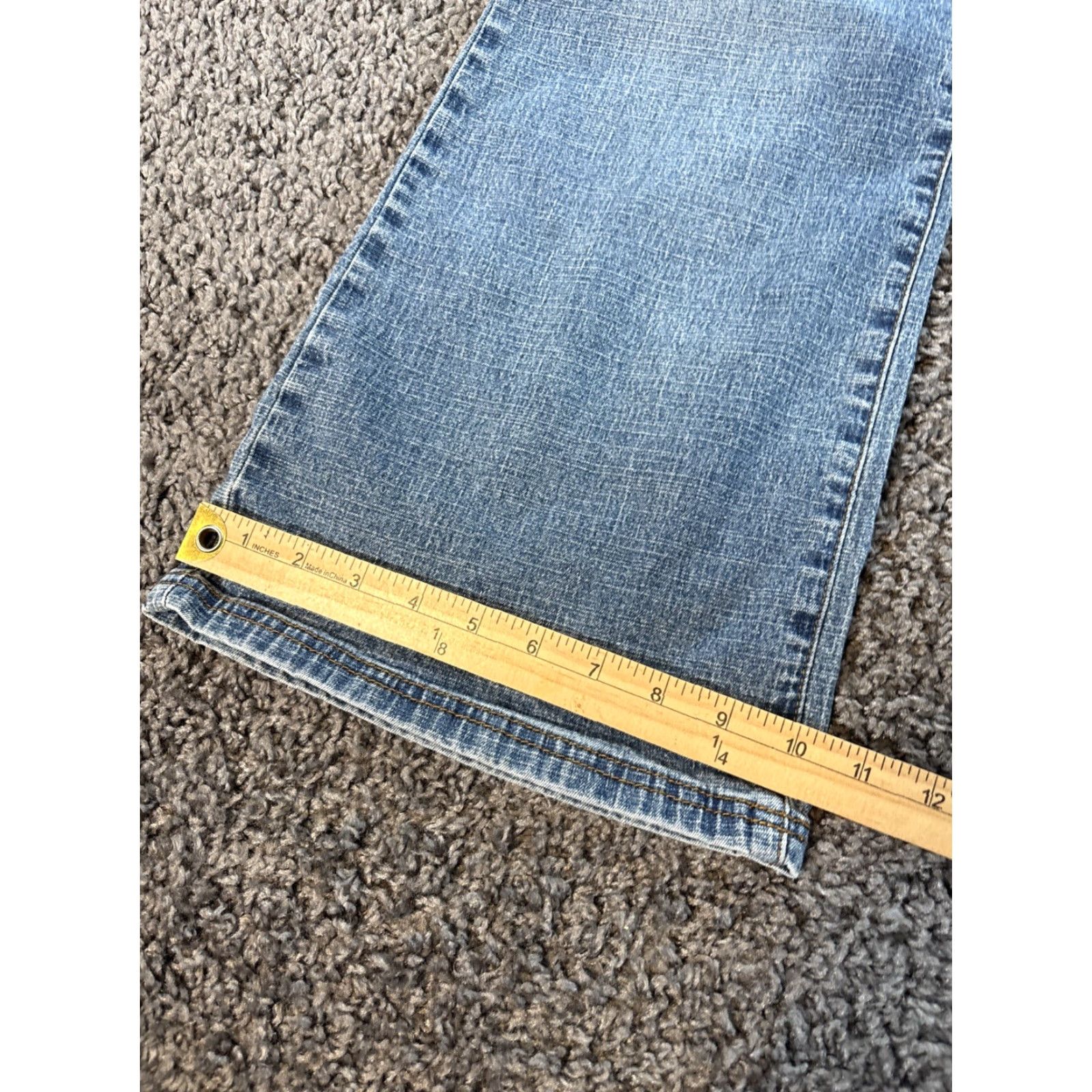 Vintage VINTAGE Zana Di Jeans Bootcut Womens 18 Regular 38x32 Light Wash Blue Denim Pockets 90s y2K Mens Womens Girls Size 40" / US 18 - 3 Thumbnail