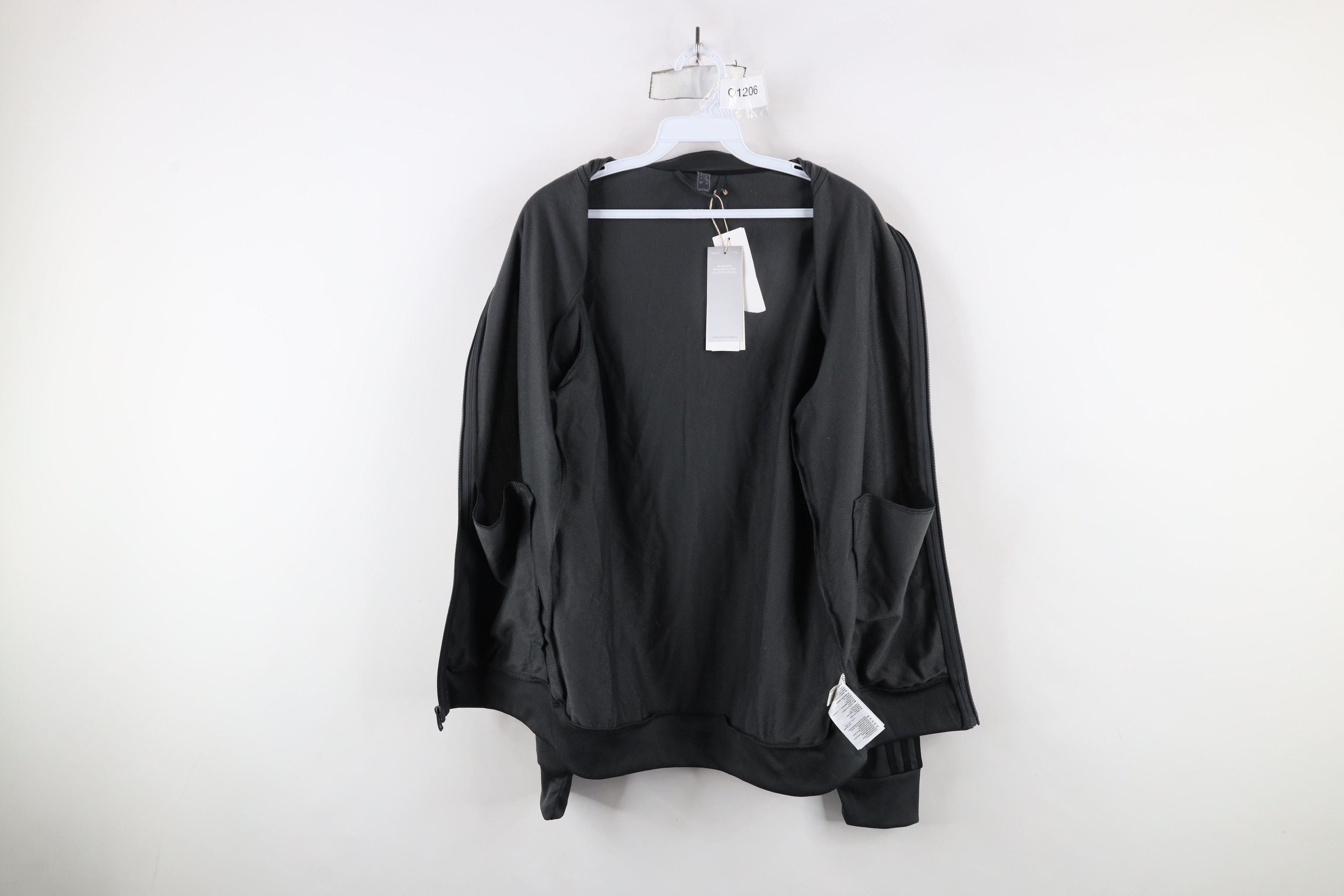 Adidas New Adidas Spell Striped Full Zip Warm Up Track Jacket Gray Size US S / EU 44-46 / 1 - 11 Thumbnail