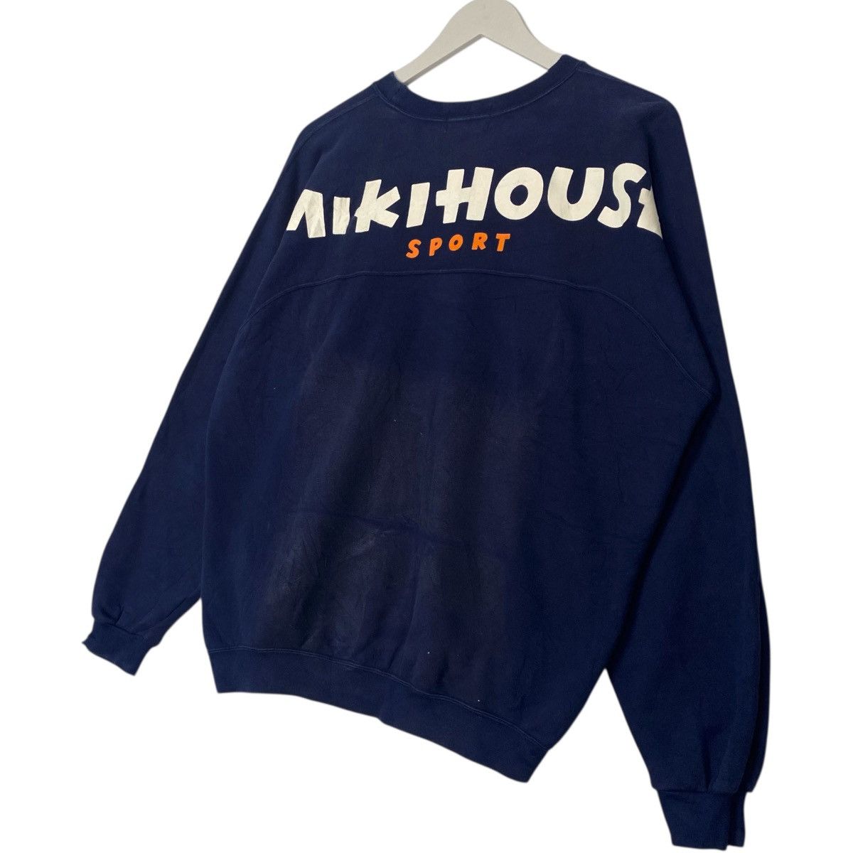 Vintage Vintage Miki House Sweatshirt Navy Blue Pullover Jumper Sz M Size US M / EU 48-50 / 2 - 2 Thumbnail