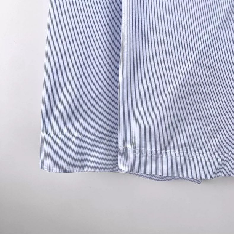 Celine Celine Light Blue Cotton Long Sleeve Shirt Size S / US 4 / IT 40 - 4 Thumbnail