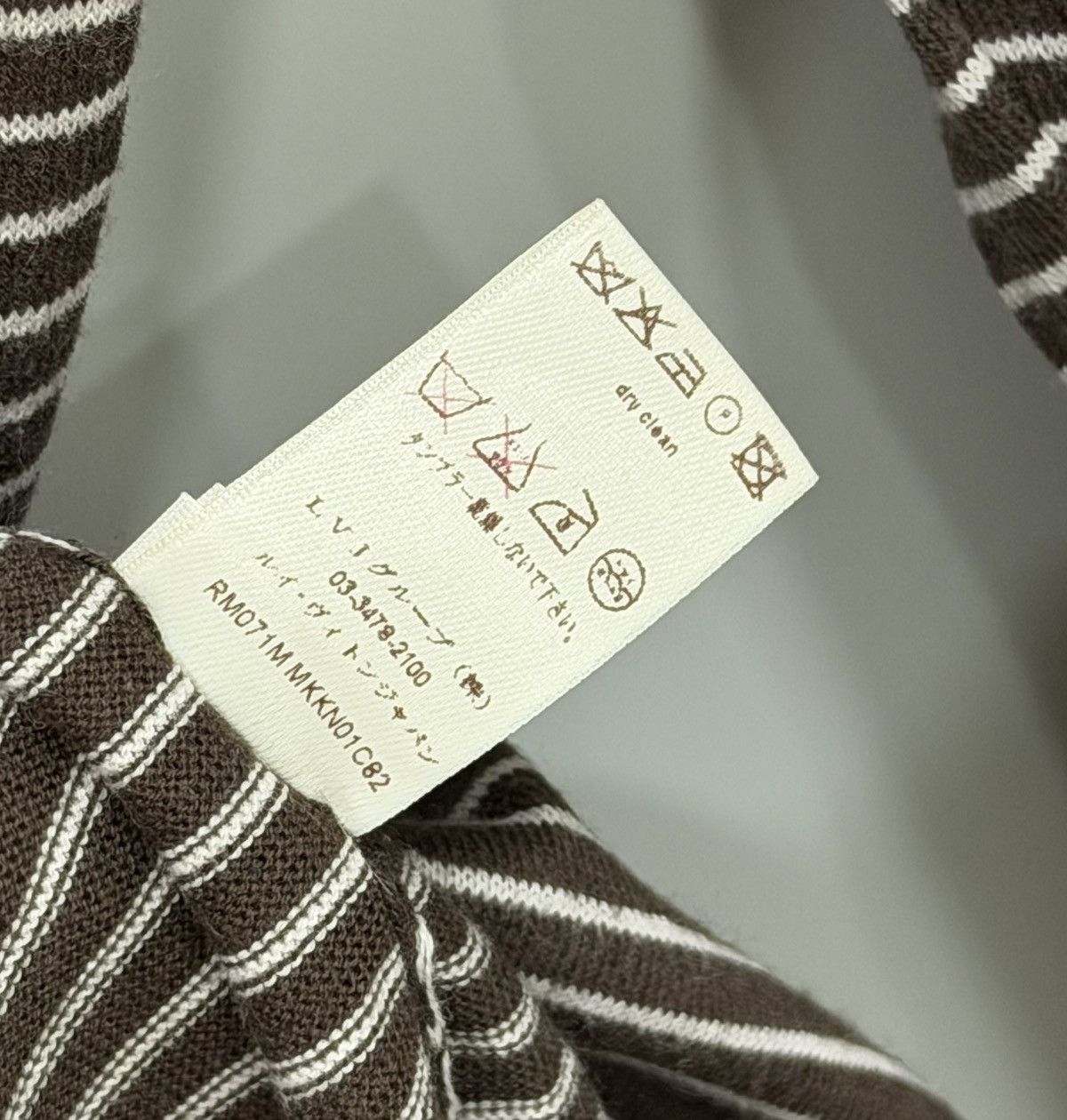 Louis Vuitton LOUIS VUITTON 2007 Striped LV Logo Cotton Sweater Jacobs Size US M / EU 48-50 / 2 - 9 Thumbnail