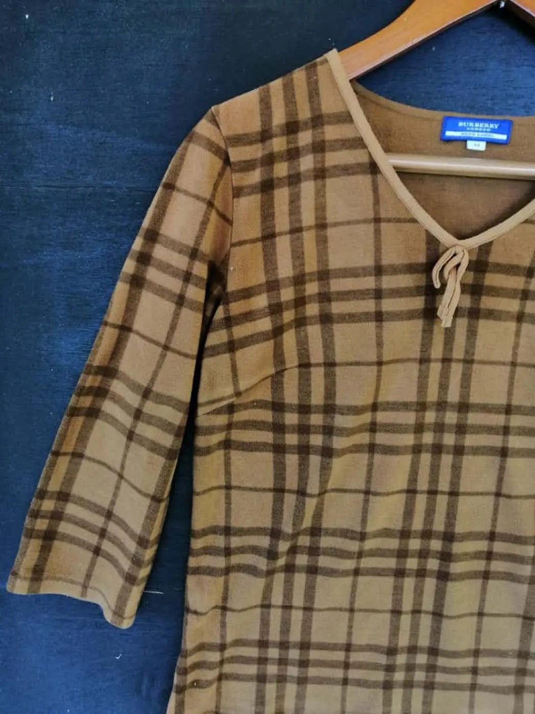 Burberry Burberry London Blue Label Plaid Knit Top – Japan Exclusive Size S / US 4 / IT 40 - 3 Thumbnail