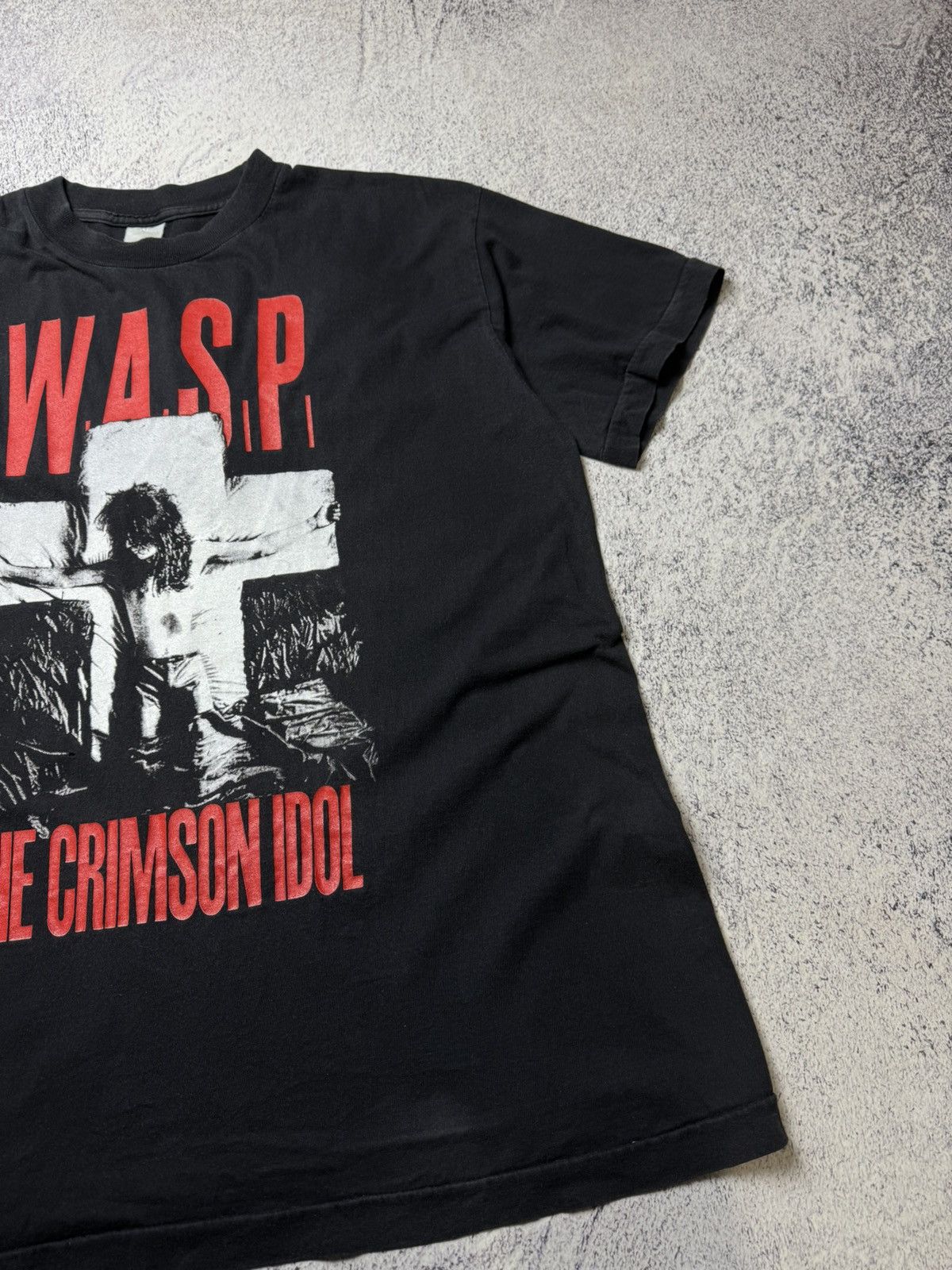 Vintage Vintage WASP The Crimson Idol 1992 t shirt Size US L / EU 52-54 / 3 - 15 Thumbnail