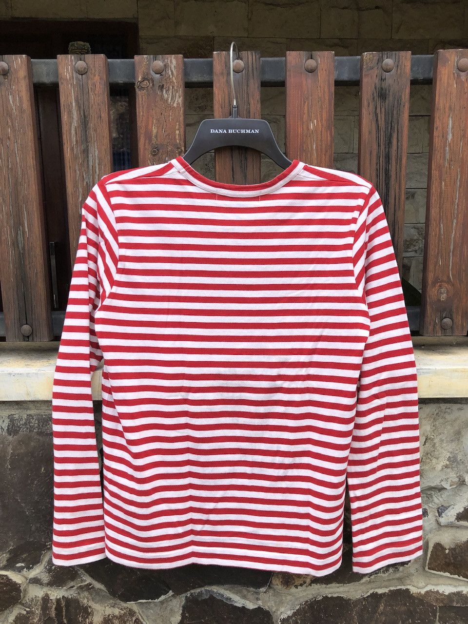 Comme des Garcons PLAY Play Comme des Garcons long sleeve stripe tshirt Size L / US 10 / IT 46 - 3 Thumbnail