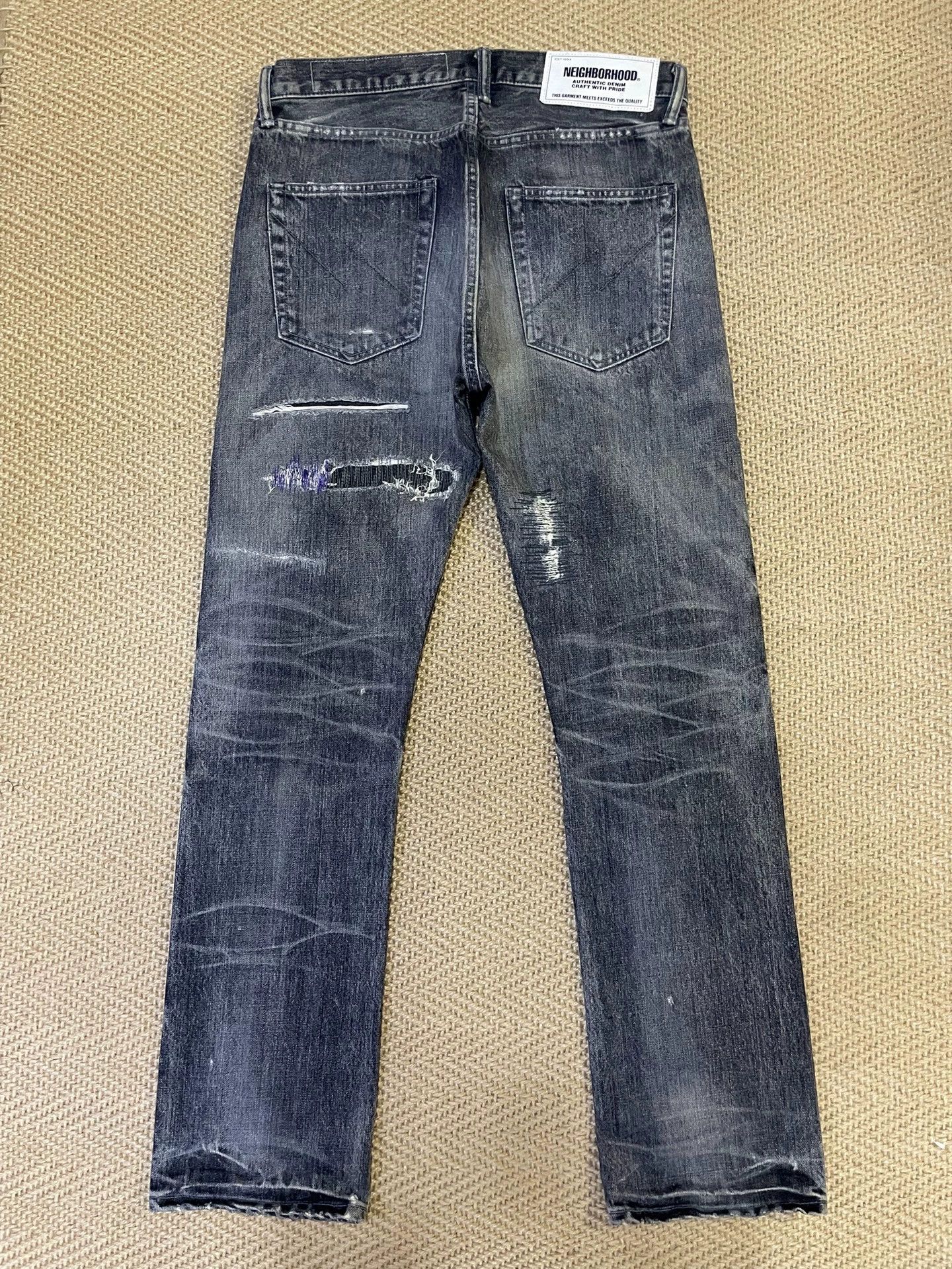 Neighborhood NEIGHBORHOOD 19AW DP-MID M Cut Patchwork Jeans Size US 32 / EU 48 - 2 Thumbnail